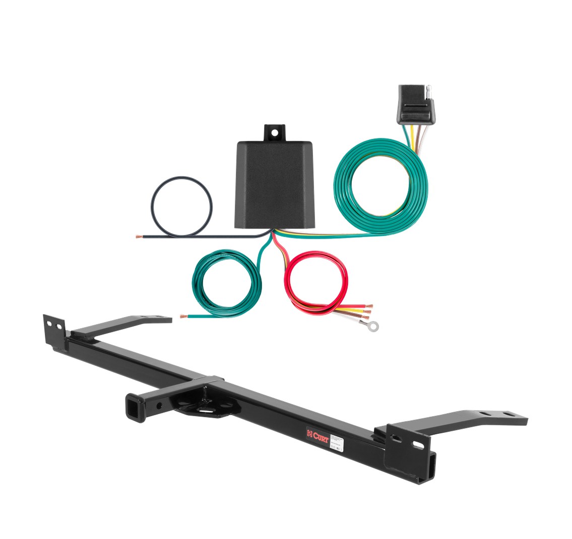 1977 - 1990 Chevrolet Caprice Sedan Curt 1-1/4", Class 2 Trailer Tow Hitch + 4-flat Wiring Kit 12009 thumbnail 0