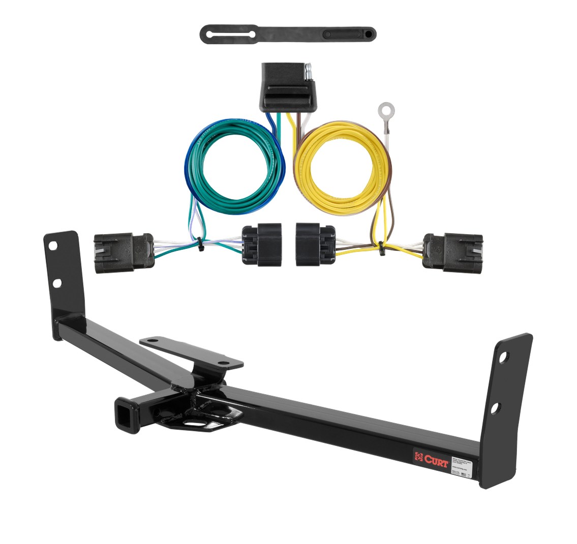 2010 - 2017 Chevrolet Equinox Curt 1-1/4", Class 2 Trailer Tow Hitch + 5-Flat Wiring Kit 12291 thumbnail 0