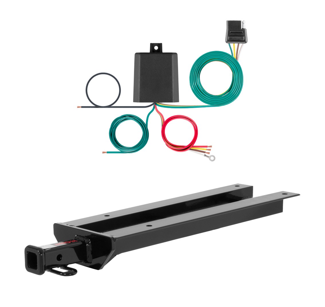 2000 - 2004 Volvo V40 Curt 1-1/4", Class 1 Trailer Tow Hitch + 4-flat Wiring Kit 11822 thumbnail 0