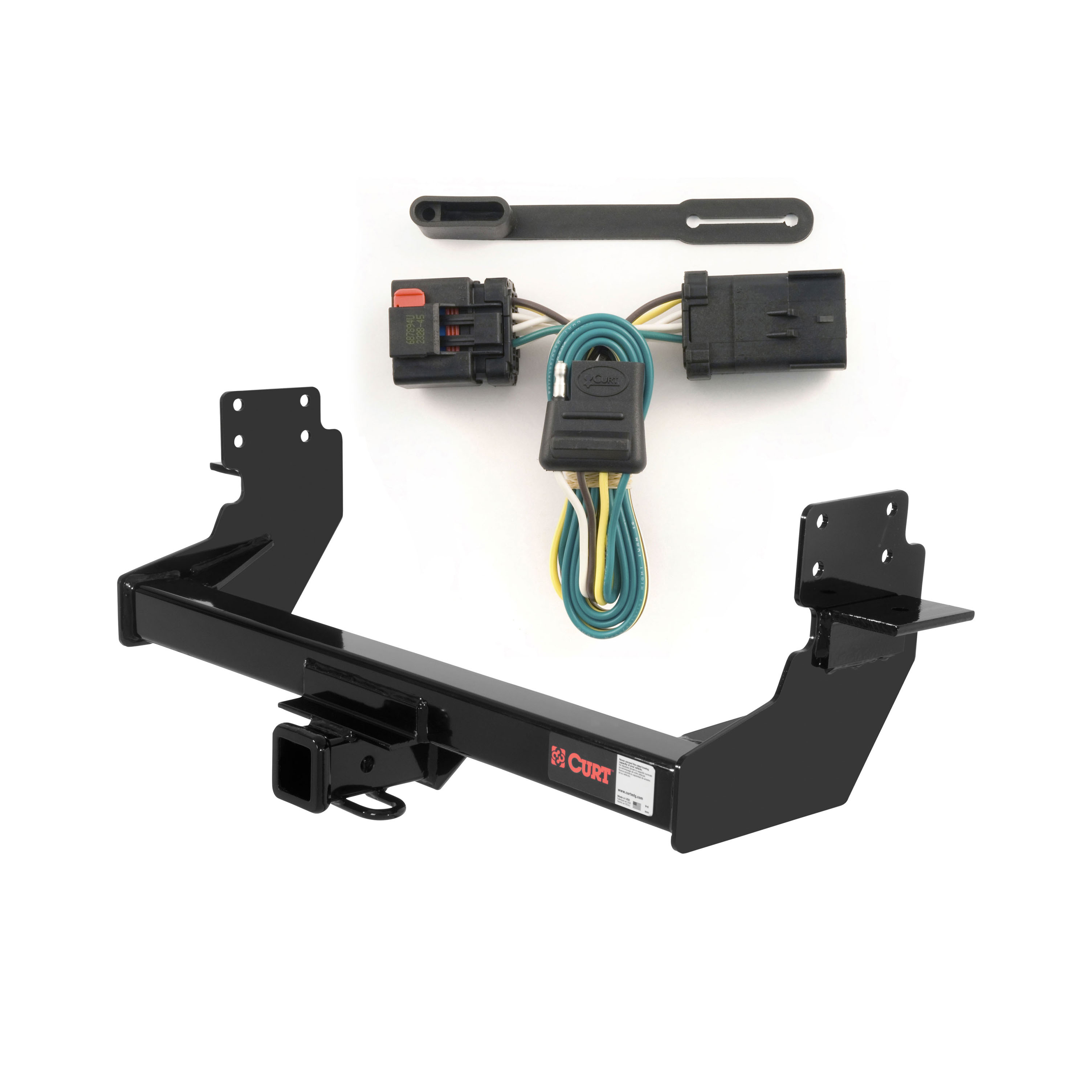2008 - 2009 Dodge Sprinter 3500 Cab & chassis, 170" WB Curt 2", Class 3 Trailer Tow Hitch + 4-flat Wiring Kit 13275 thumbnail 0