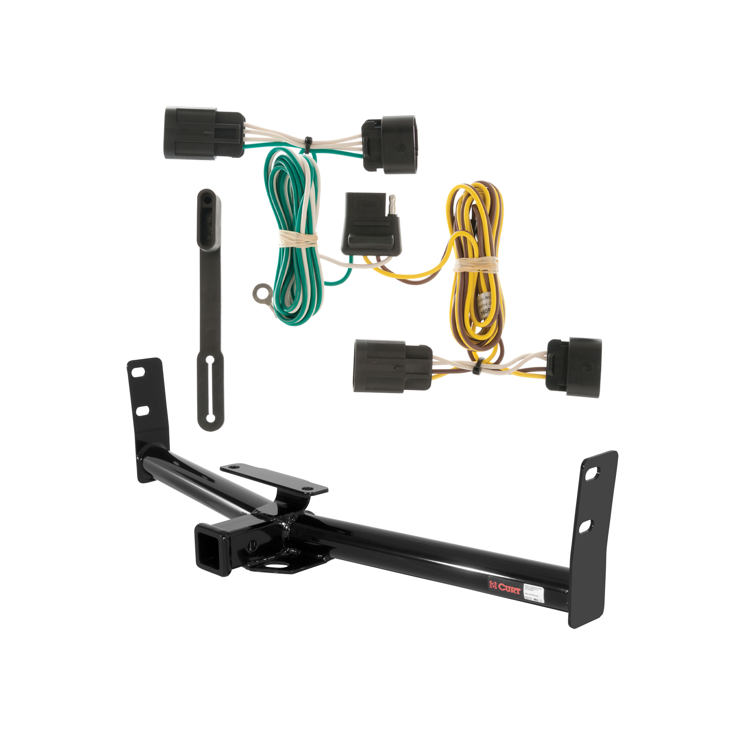 2010 - 2017 Chevrolet Equinox Curt 2", Class 3 Trailer Tow Hitch + 4-flat Wiring Kit 13591-1 thumbnail 0