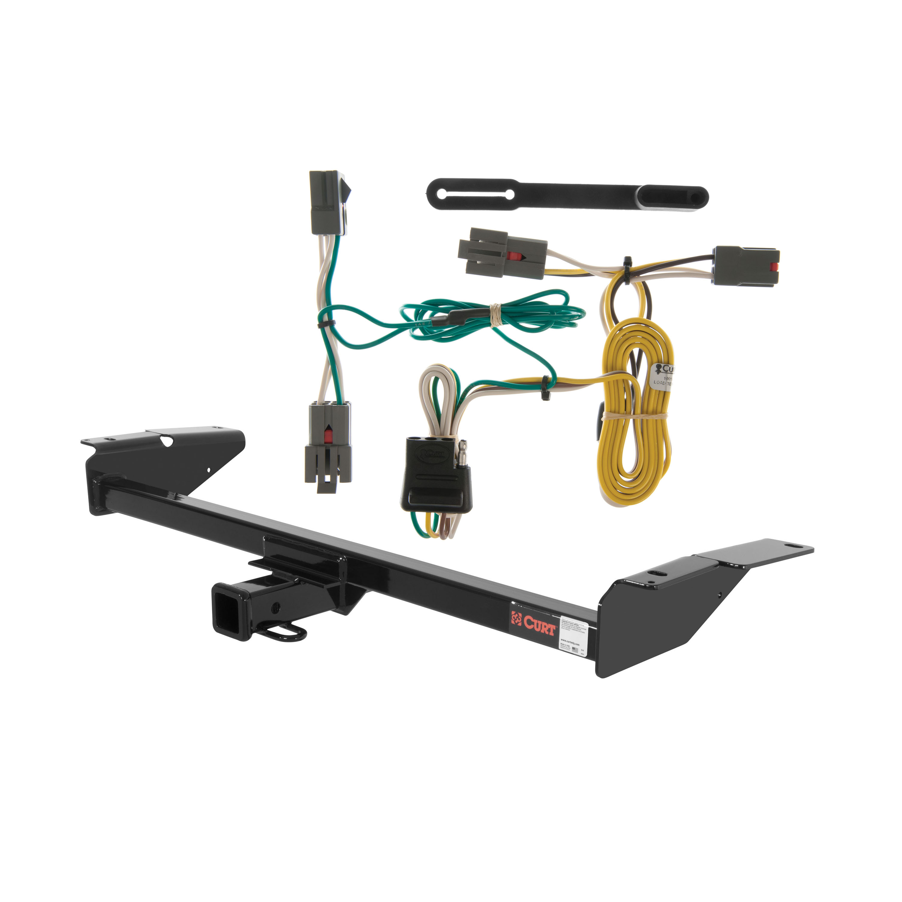 92 - 97 Ford Crown Victoria Curt 2", Class 3 Trailer Tow Hitch + 4-flat Wiring Kit 13707 thumbnail 0