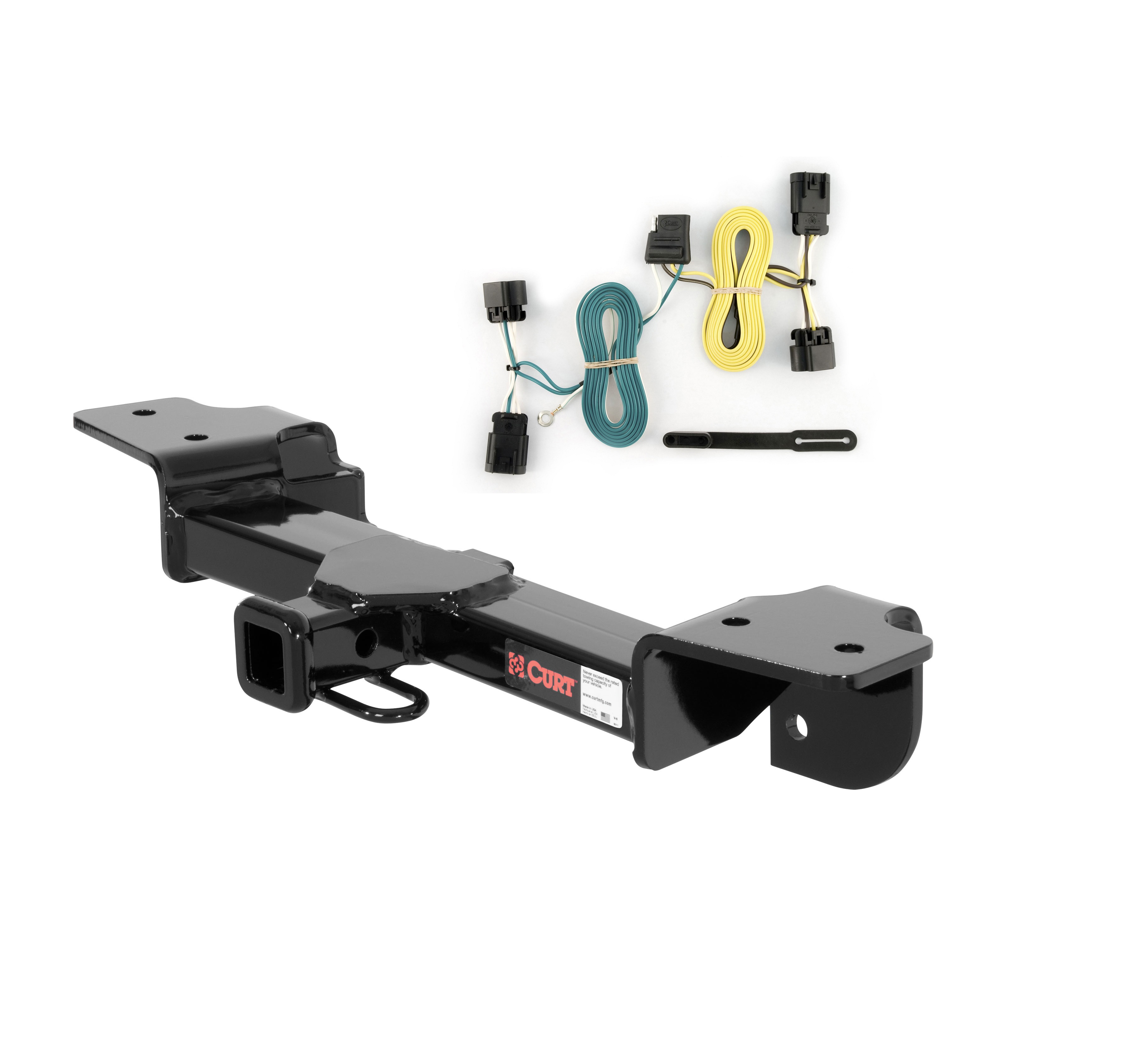 05 - 10 Chevrolet Cobalt Sedan, excluding SS Curt 1-1/4", Class 1 Trailer Tow Hitch + 4-flat Wiring Kit 11430 thumbnail 0