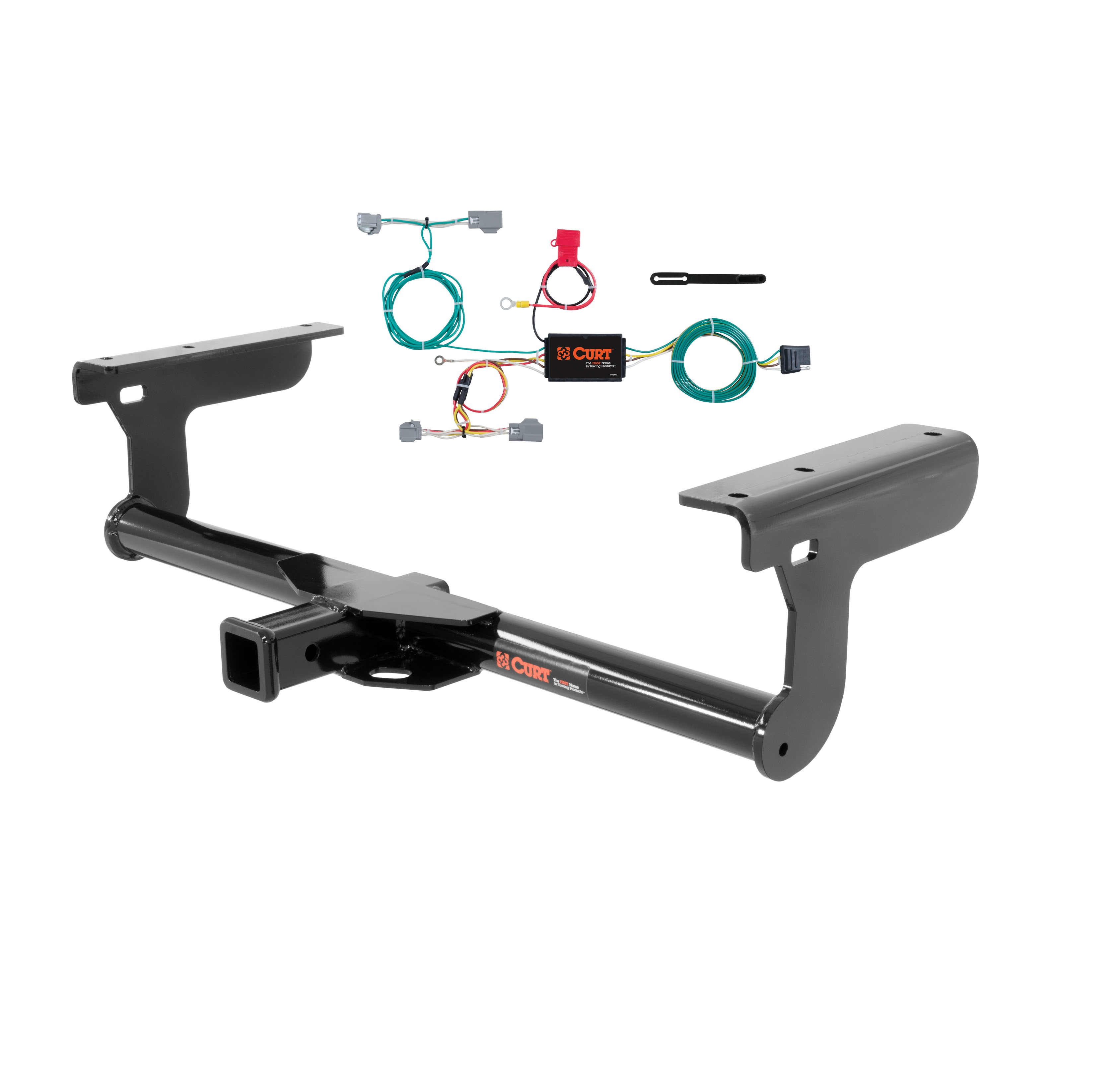 16 - 20 Volvo XC90 Curt 2", Class 3 Trailer Tow Hitch + 4-flat Wiring Kit 13233 thumbnail 0