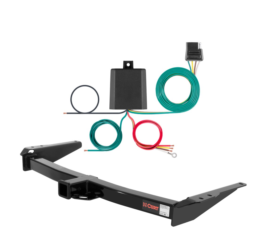 1991 - 1997 Toyota Land Cruiser Curt 2", Class 3 Trailer Tow Hitch + 4-flat Wiring Kit 13089 thumbnail 0