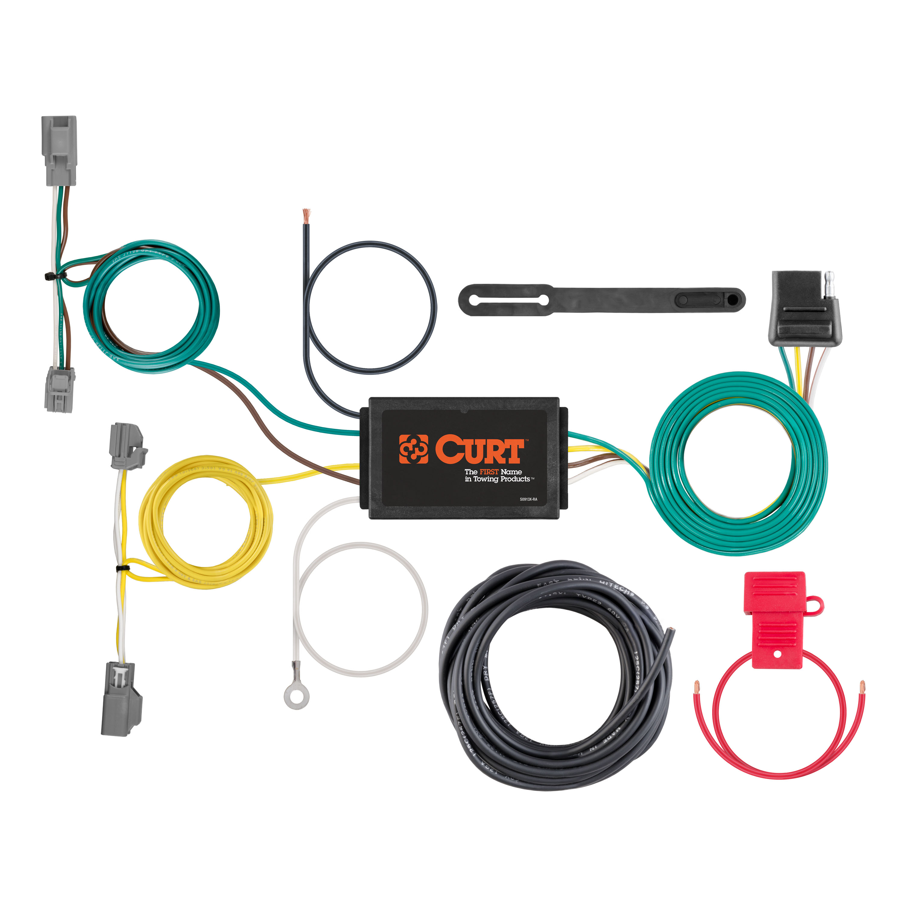 16 - 19 Chevrolet Cruze Sedan, excluding diesel Curt 1-1/4", Class 1 Trailer Tow Hitch + 4-flat Wiring Kit 11439 thumbnail 1