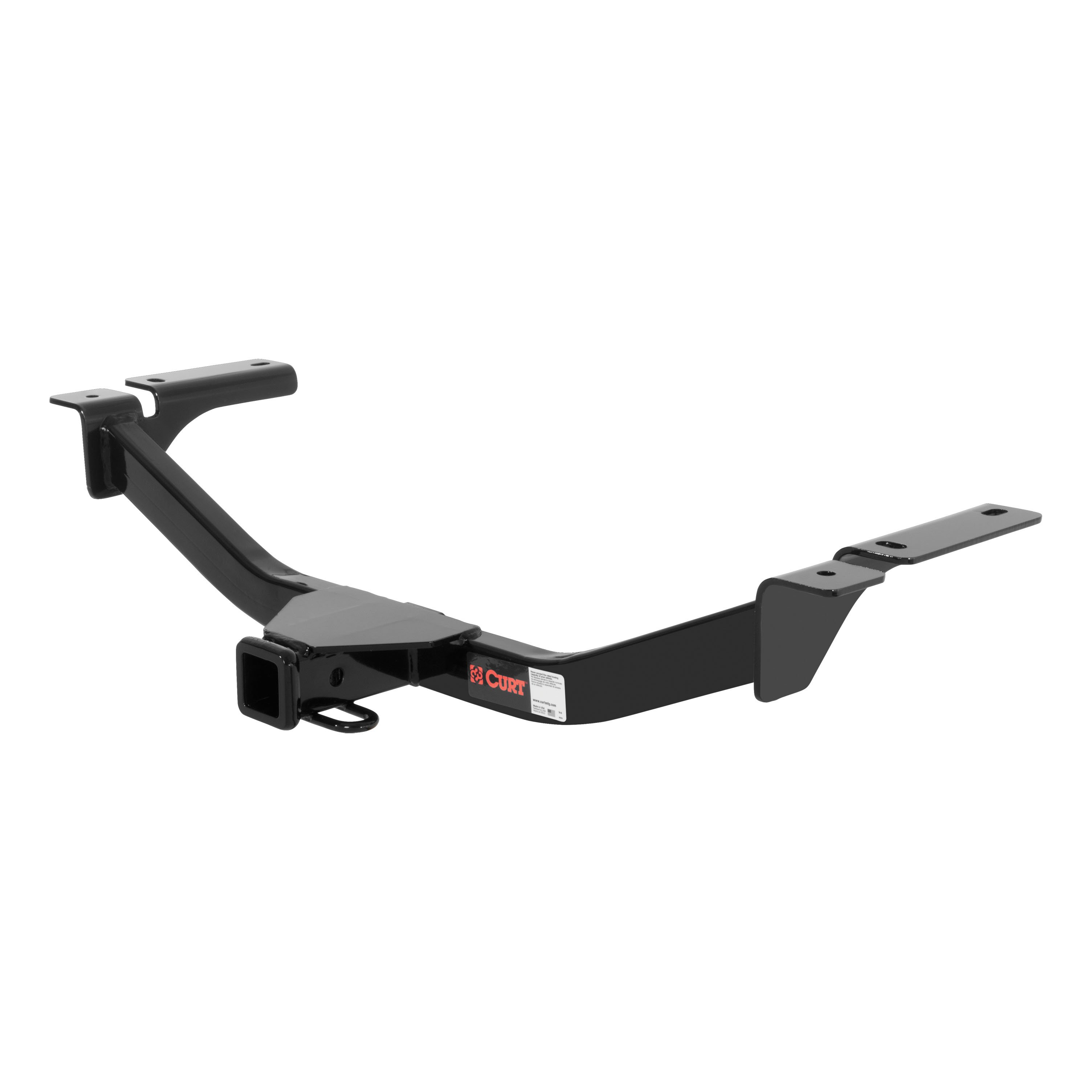 2007 - 2010 Ford Edge Fits beneath factory 1-1/4" receiver hitch Curt 2", Class 3 Trailer Tow Hitch + 4-flat Wiring Kit 13067 thumbnail 2