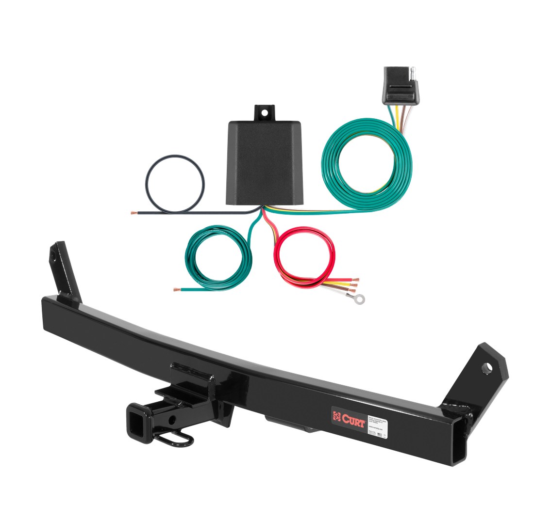 1998 - 2000 Volvo V70 Curt 1-1/4", Class 2 Trailer Tow Hitch + 4-flat Wiring Kit 12211 thumbnail 0
