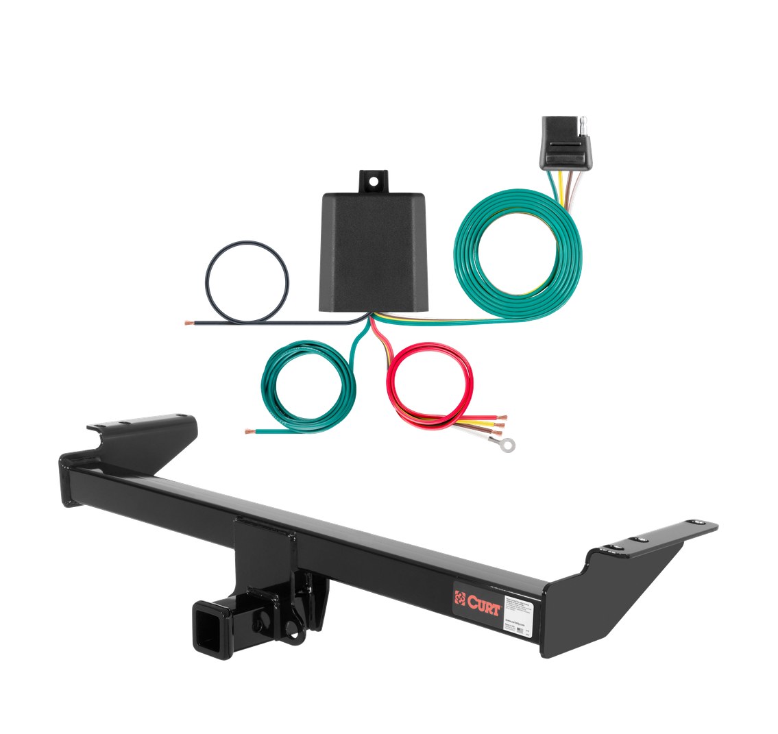 2003 - 2014 Volvo XC90 Curt 2", Class 3 Trailer Tow Hitch + 4-flat Wiring Kit 13559 thumbnail 0