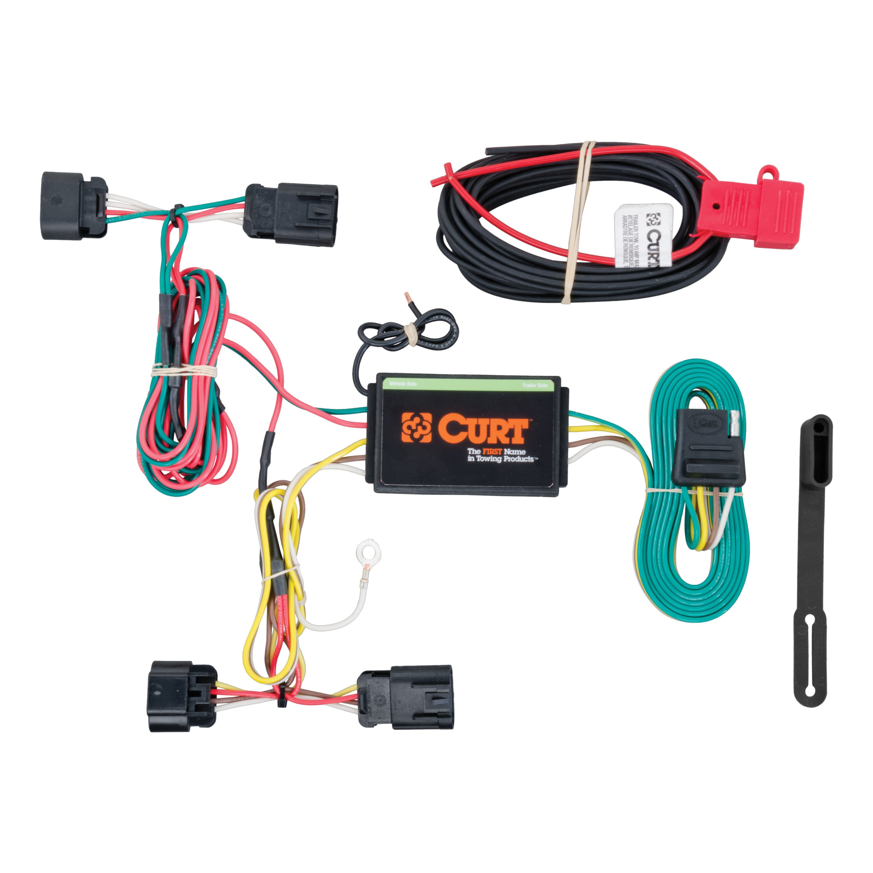2011 - 2014 Dodge Avenger Curt 1-1/4", Class 1 Trailer Tow Hitch + 4-flat Wiring Kit 11133 thumbnail 3