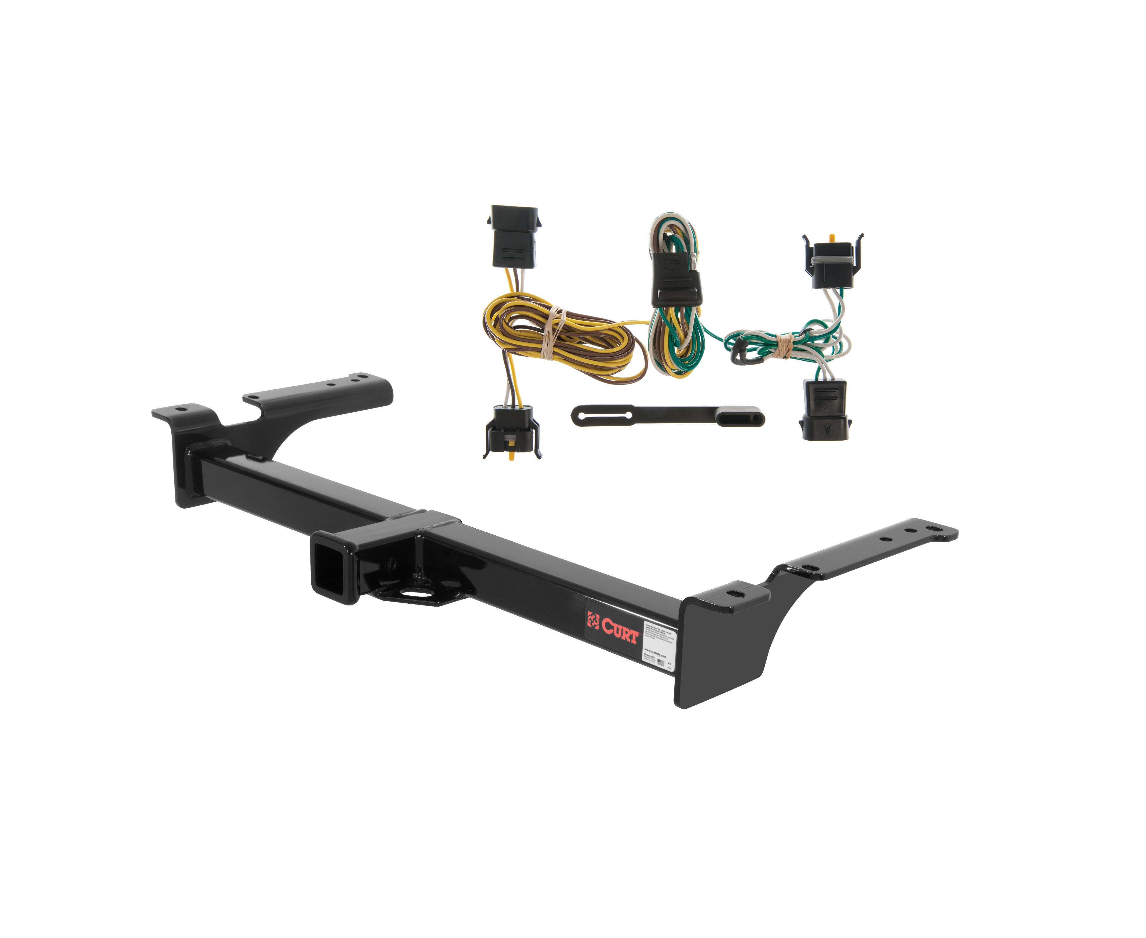 95 - 03 Ford Econoline van Curt 2", Class 4 Trailer Tow Hitch + 4-flat Wiring Kit 14053 thumbnail 0