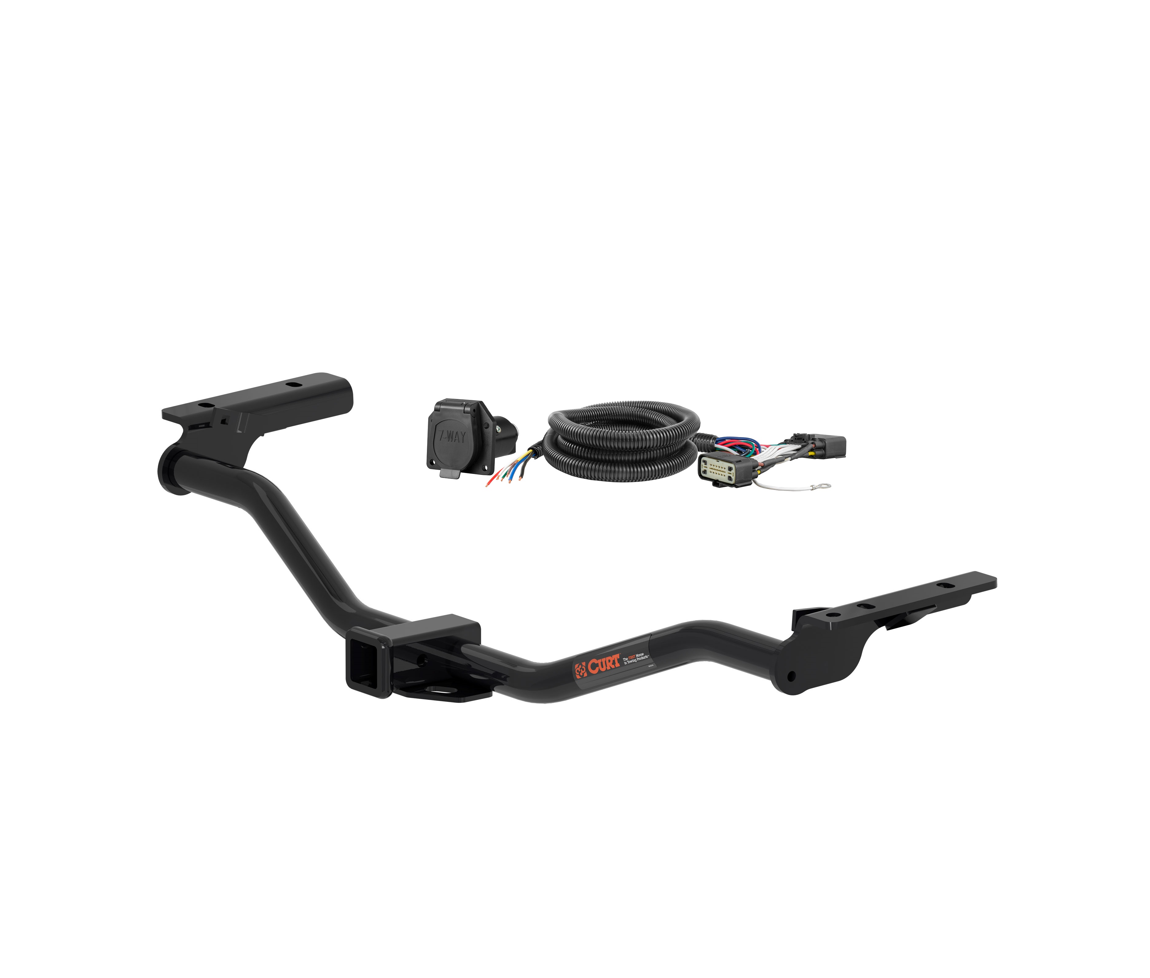 11 - 19 Ford Explorer Curt 2", Class 3 Trailer Tow Hitch + 7-way Wiring Kit 13386 thumbnail 0