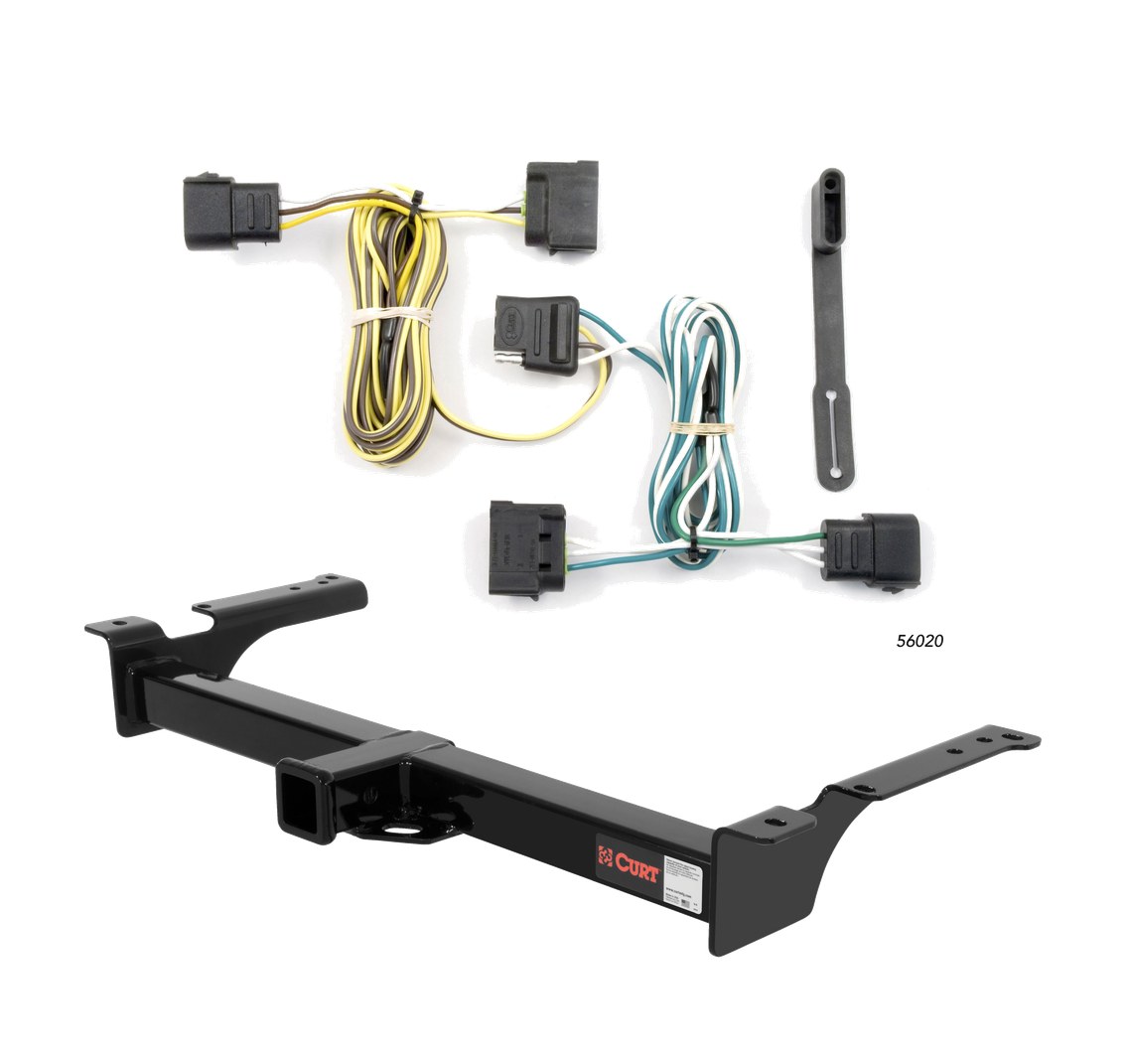 2004 - 2006 Ford Econoline van Curt 2", Class 3 Trailer Tow Hitch + 4-flat Wiring Kit 13053 thumbnail 0