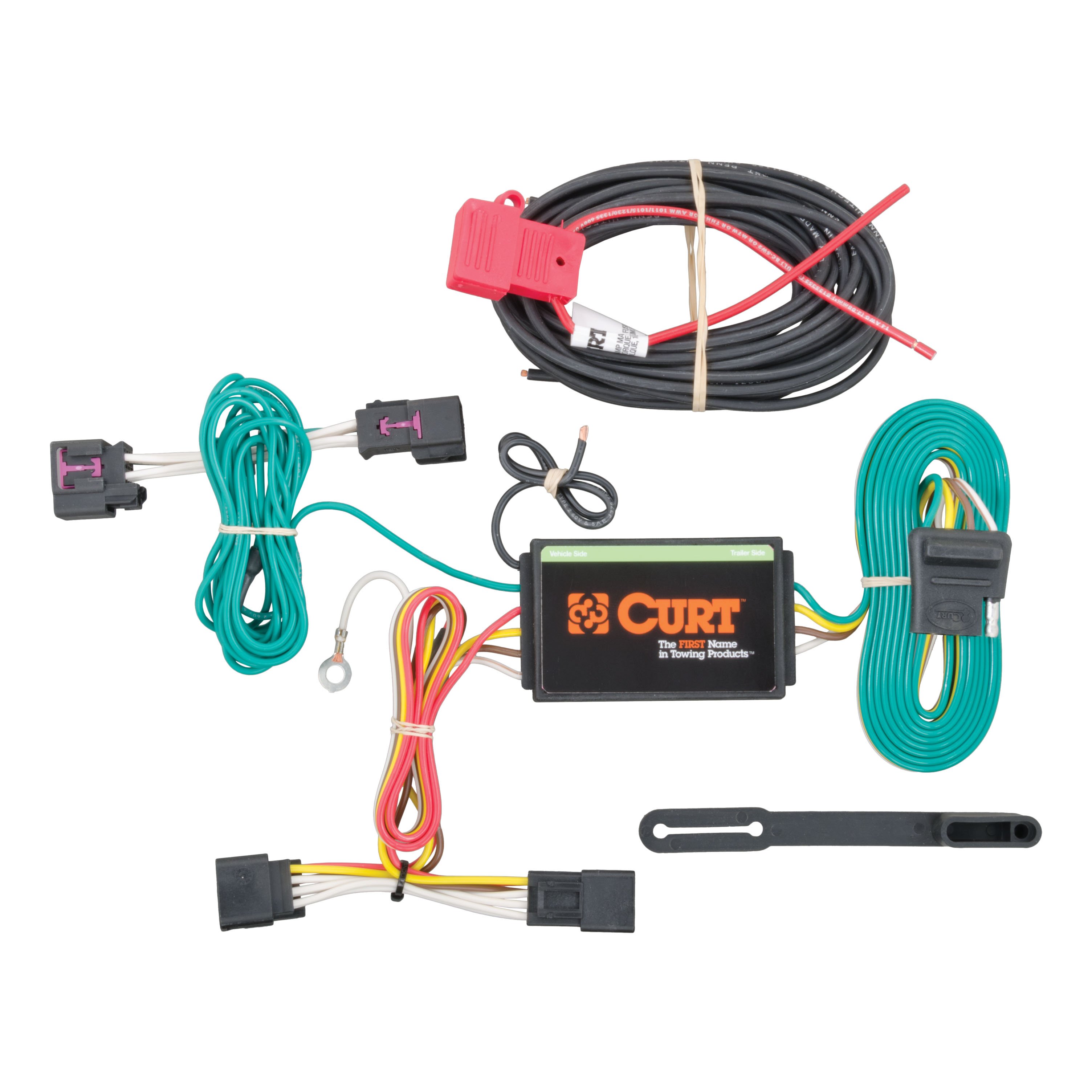 2011 - 2015 Chevrolet Cruze Sedan, excluding diesel Curt 1-1/4", Class 1 Trailer Tow Hitch + 4-flat Wiring Kit 11282 thumbnail 1