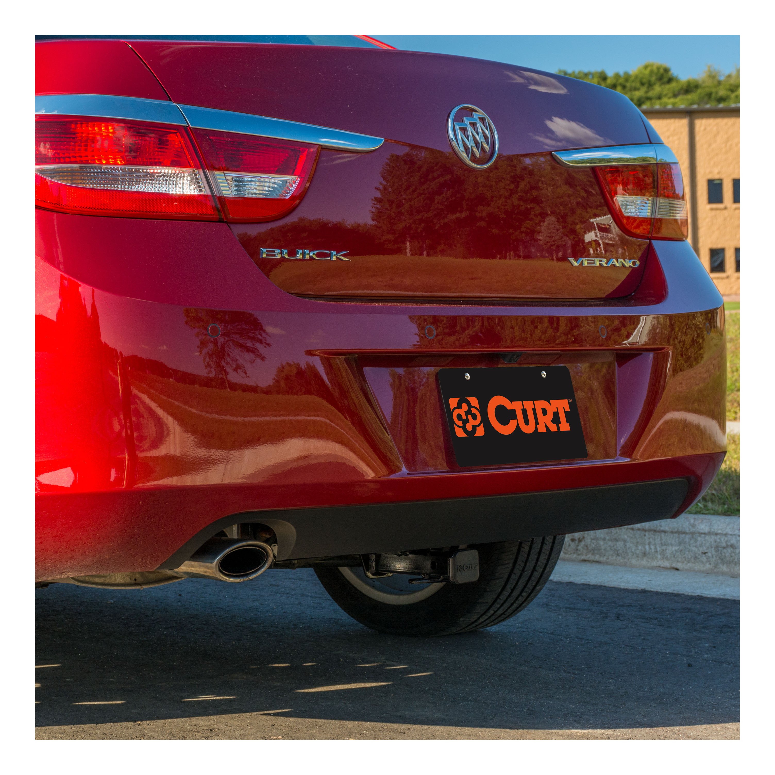 2011 - 2015 Chevrolet Cruze Sedan, excluding diesel Curt 1-1/4", Class 1 Trailer Tow Hitch + 4-flat Wiring Kit 11282 thumbnail 8