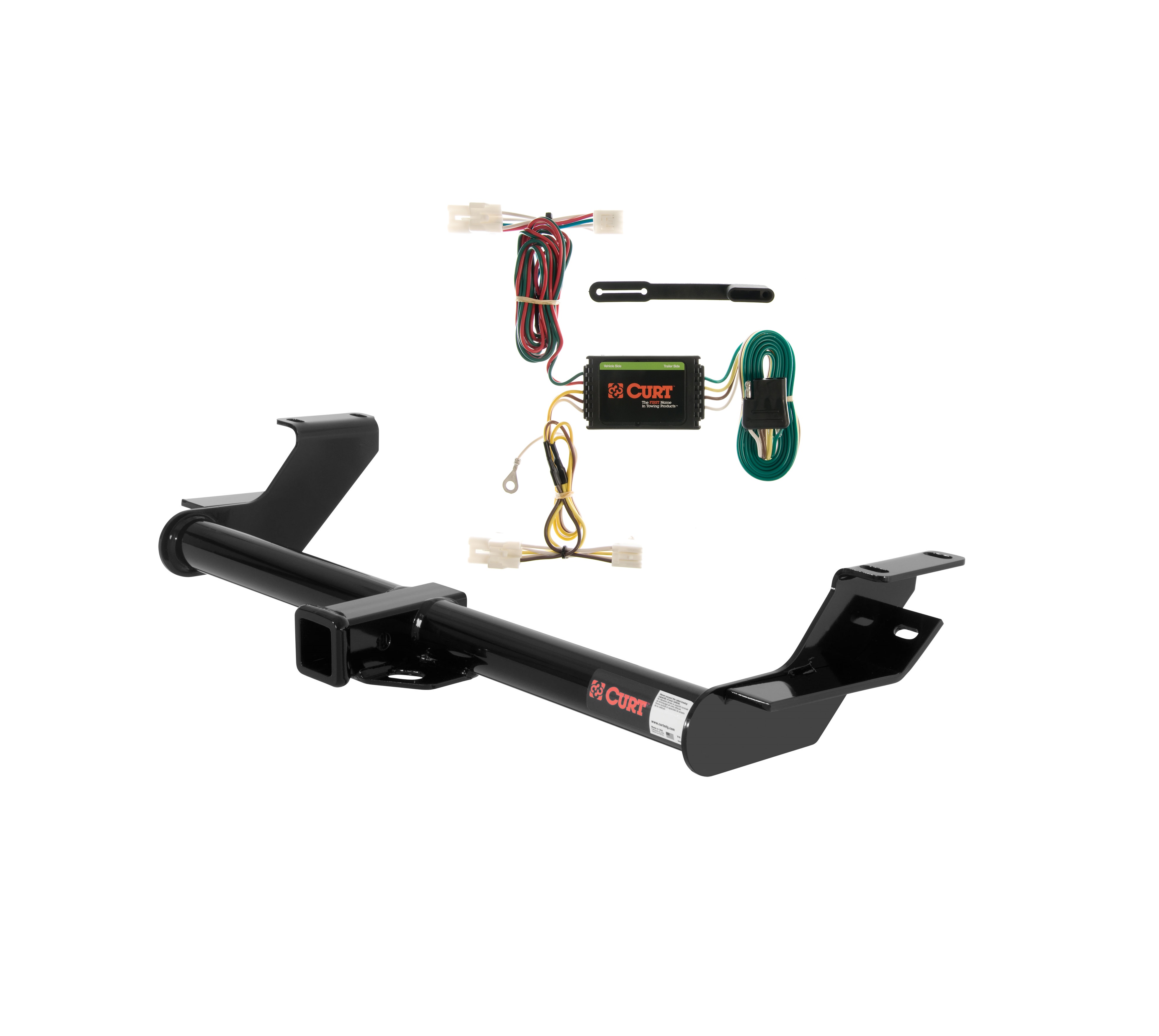 02 - 05 Kia Sedona Curt 2", Class 3 Trailer Tow Hitch + 4-flat Wiring Kit 13340 thumbnail 0