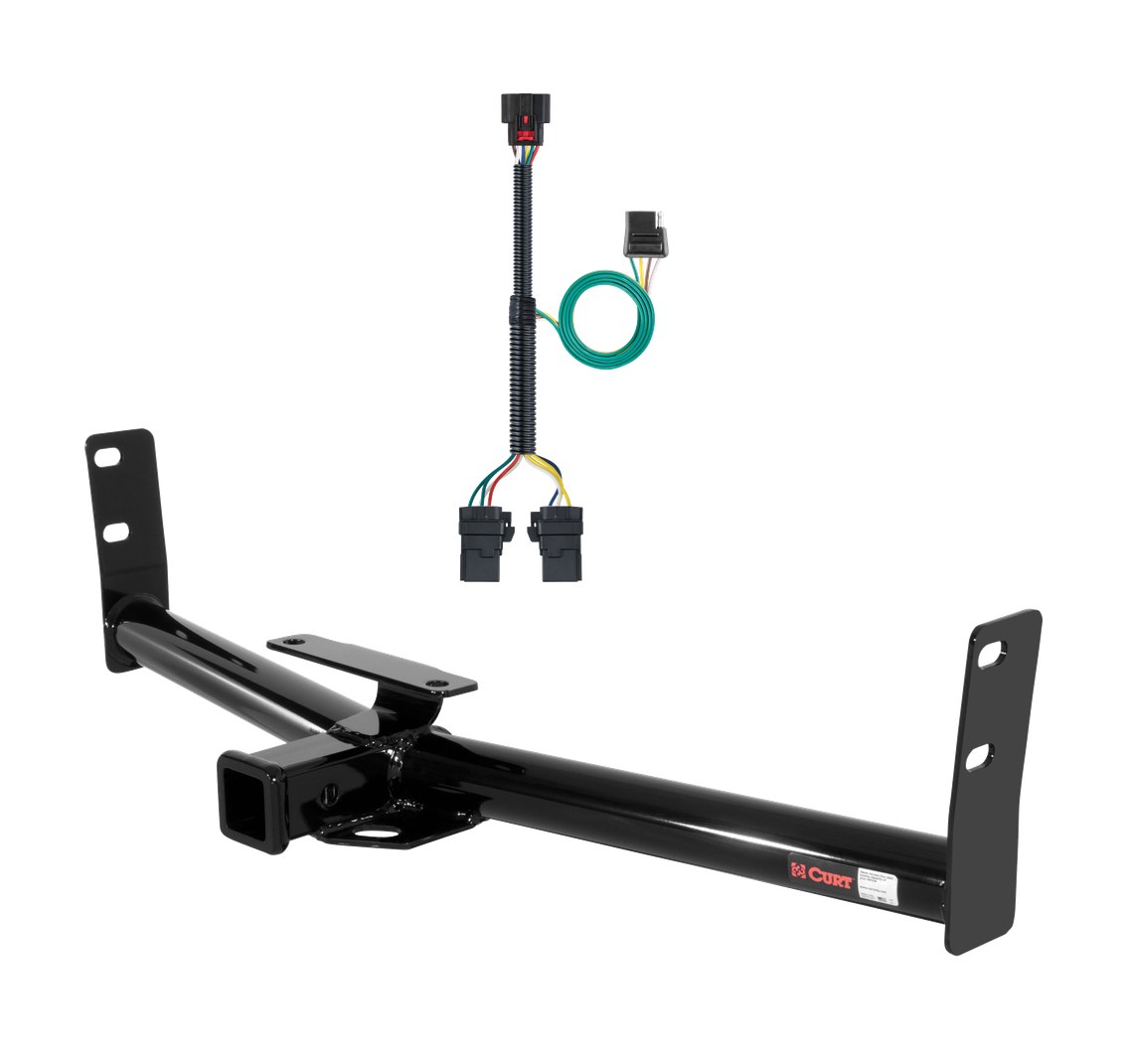 2005 - 2017 Chevrolet Equinox Curt 2", Class 3 Trailer Tow Hitch + 4-flat Wiring Kit 13591 thumbnail 0