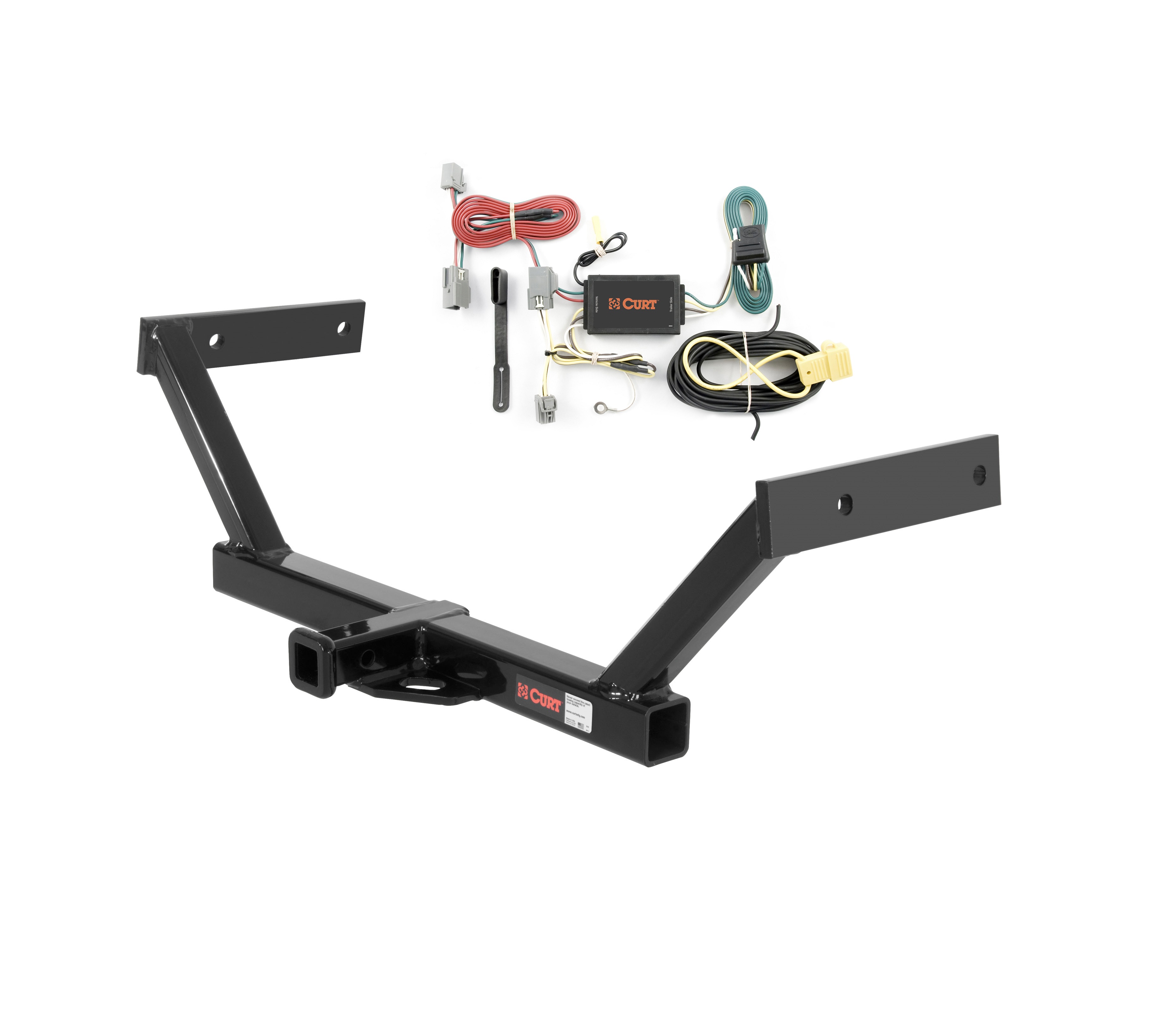 07 - 14 Volvo S80  Curt 1-1/4", Class 1 Trailer Tow Hitch + 4-flat Wiring Kit 12287 thumbnail 0