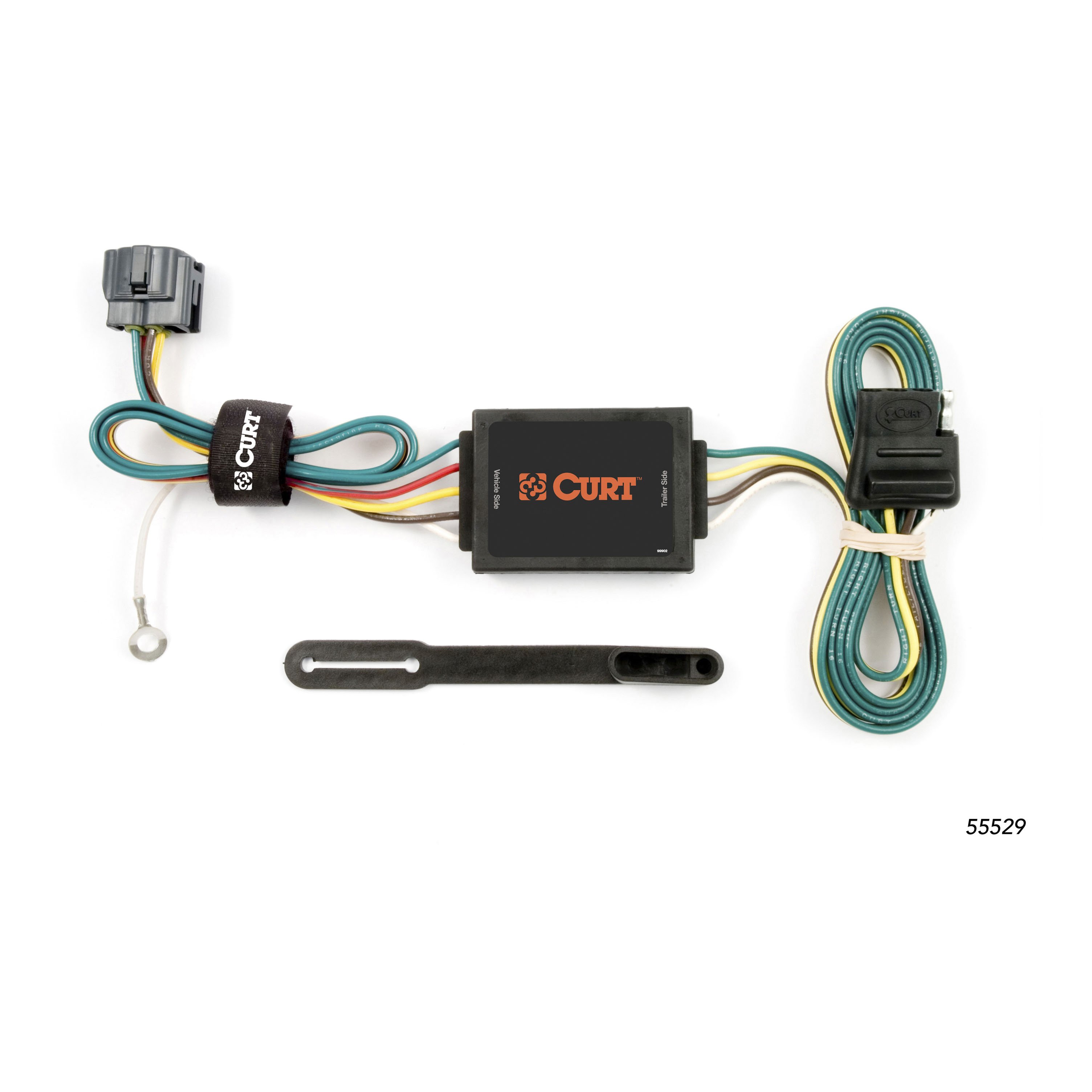2005 - 2010 Kia Sportage Convertible Curt 2", Class 3 Trailer Tow Hitch + 4-flat Wiring Kit 13526 thumbnail 1