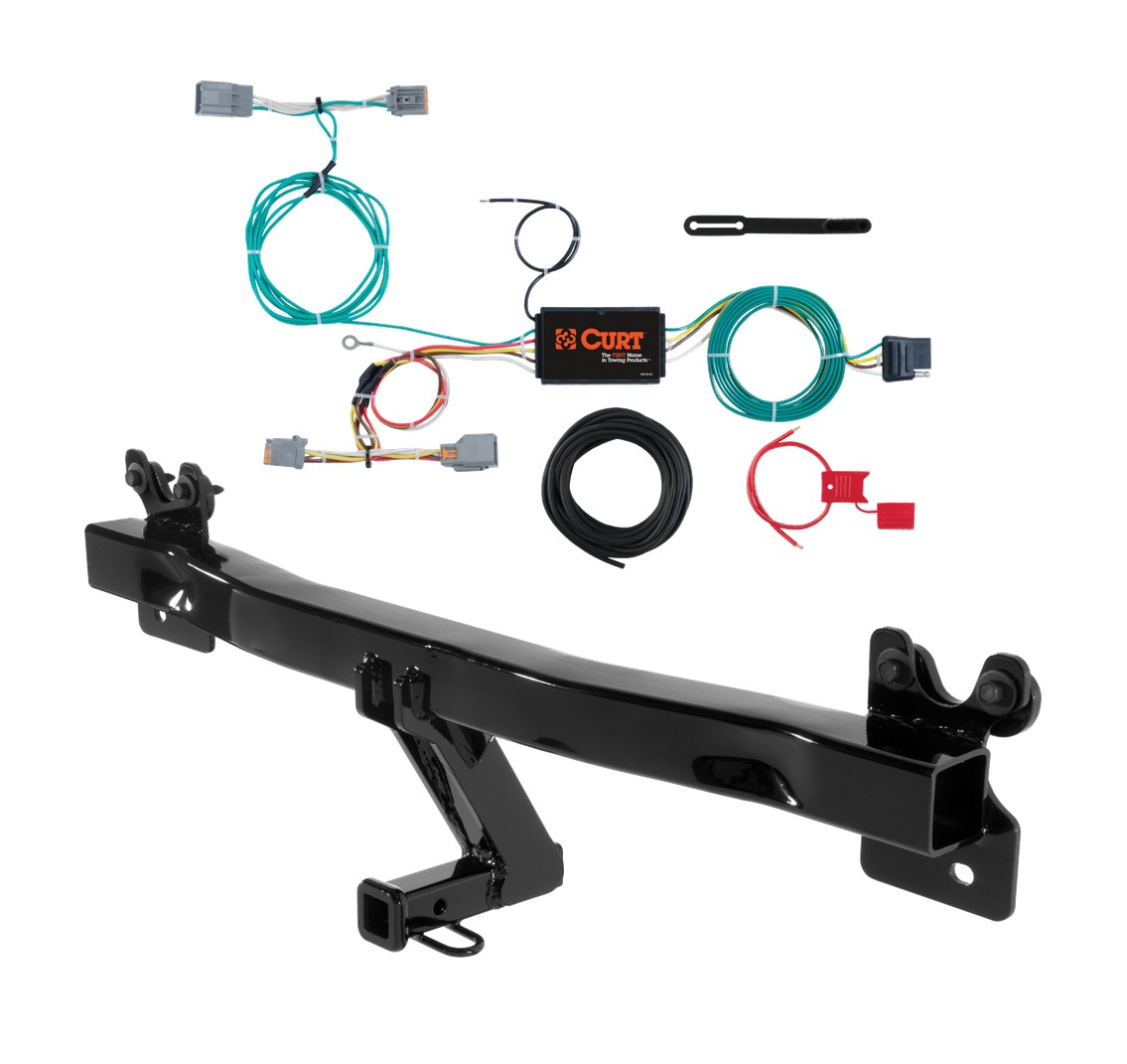 2015 - 2018 Volvo V60 Cross Country Curt 1-1/4", Class 2 Trailer Tow Hitch + 4-flat Wiring Kit 12066 thumbnail 0