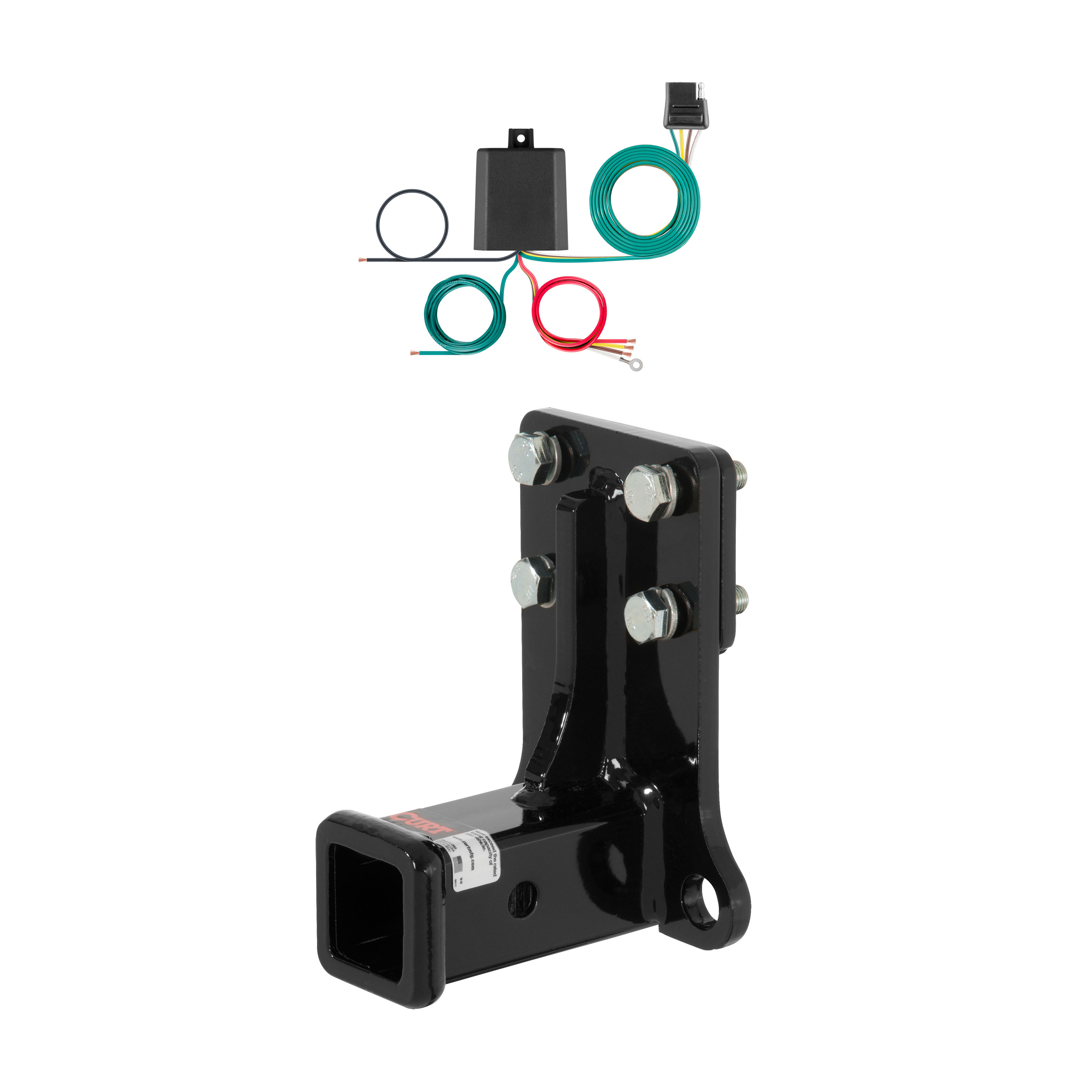 98 - 02 Mercedes-Benz ML320 Curt 2", Class 3 Trailer Tow Hitch + 4-flat Wiring Kit 13018 thumbnail 0