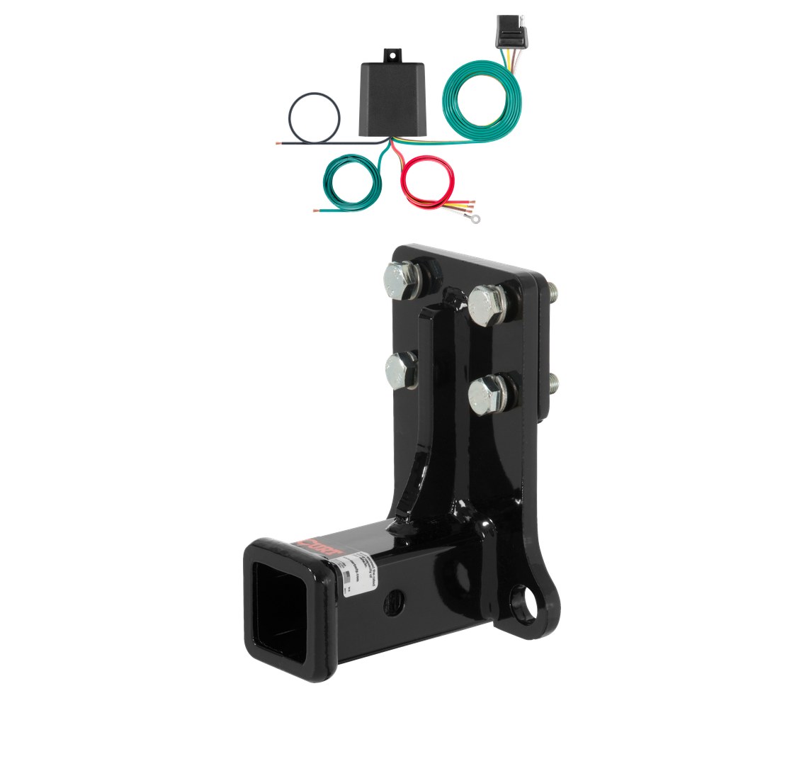 1998 - 2002 Mercedes-Benz ML320 Curt 2", Class 3 Trailer Tow Hitch + 4-flat Wiring Kit 13018 thumbnail 0