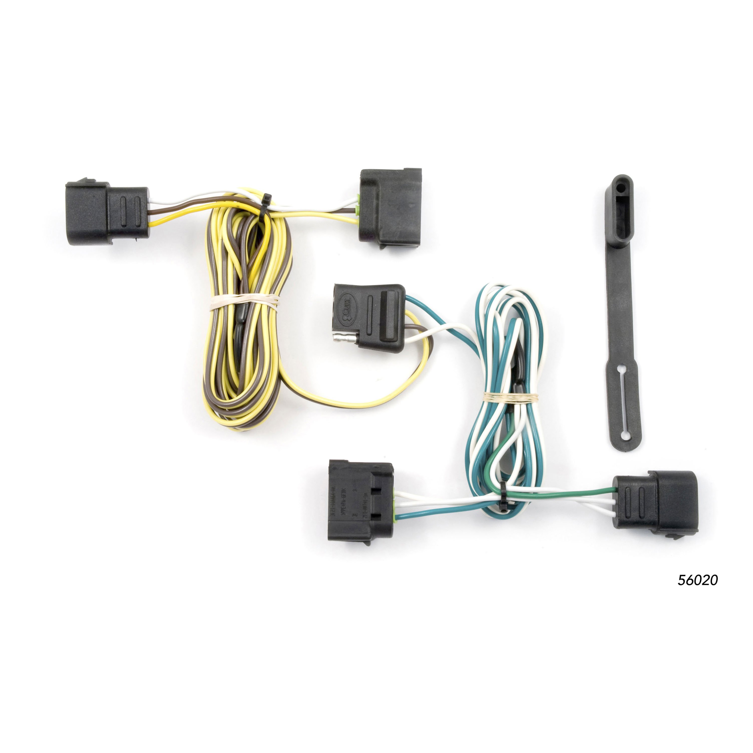2004 - 2014 Ford E-350 Super Duty Curt 2", Class 4 Trailer Tow Hitch + 4-flat Wiring Kit 14055 thumbnail 1
