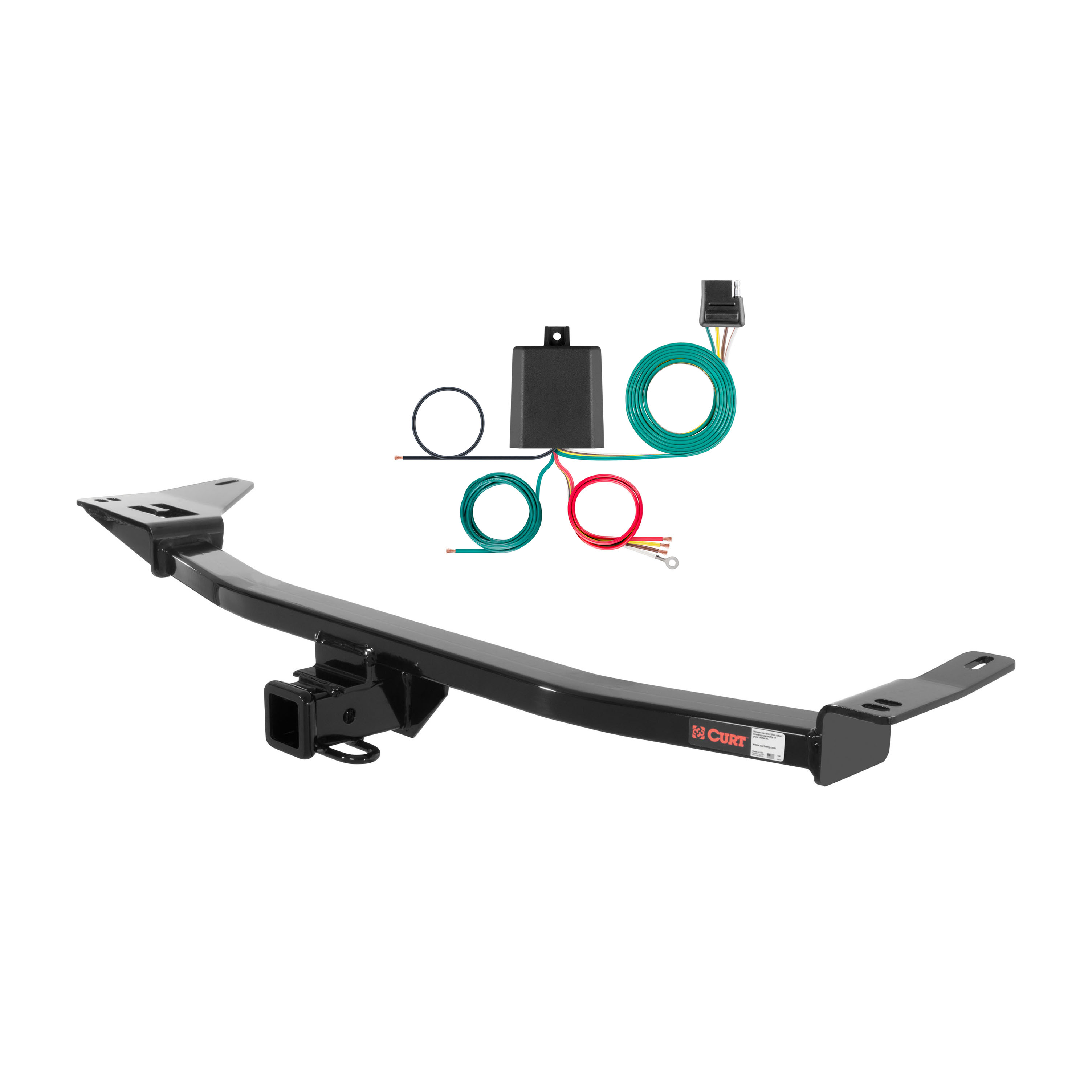 05 - 07 Mercury Montego Curt 2", Class 3 Trailer Tow Hitch + 4-flat Wiring Kit 13542 thumbnail 0