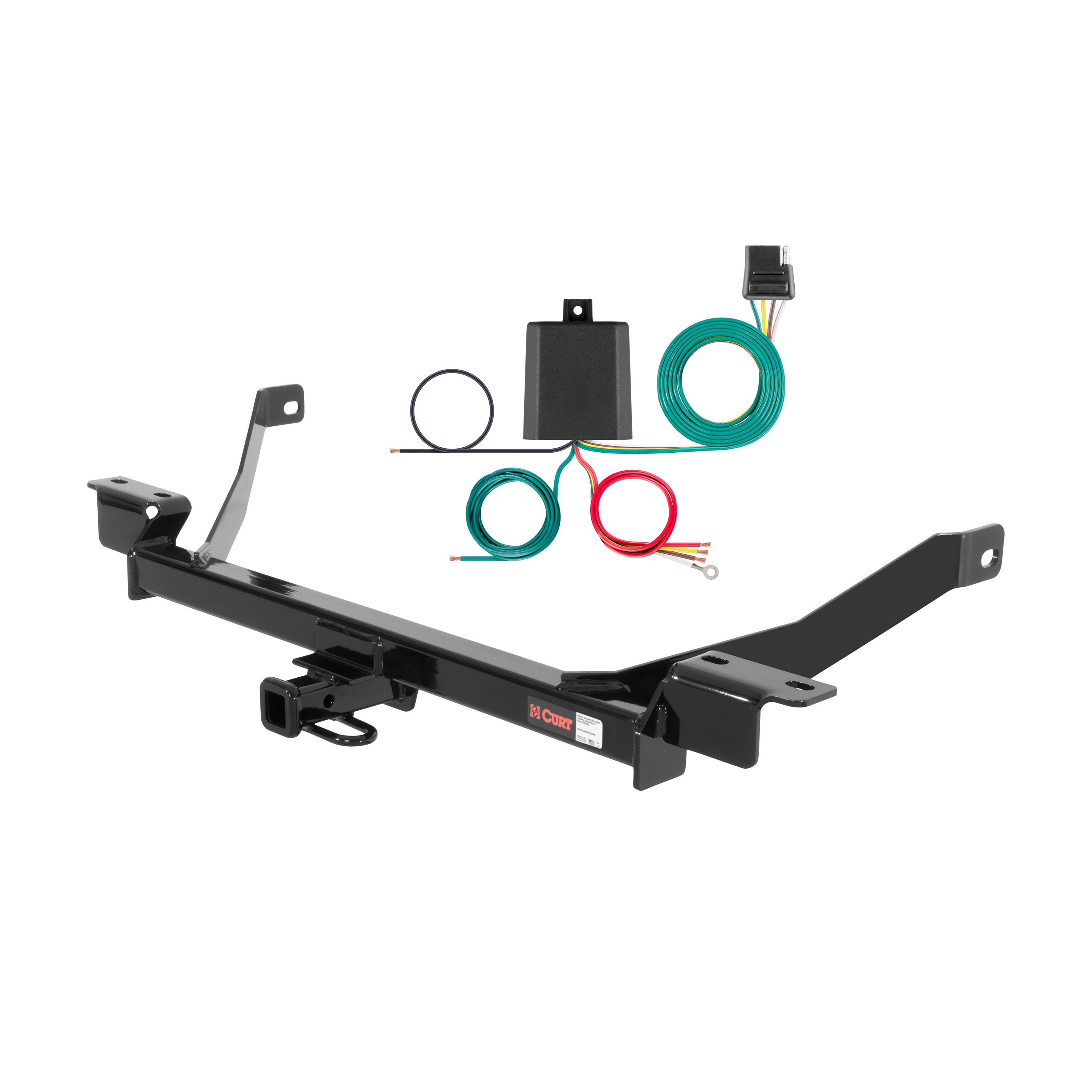 99 - 02 Mercury Villager Curt 1-1/4", Class 2 Trailer Tow Hitch + 4-flat Wiring Kit 12102 thumbnail 0
