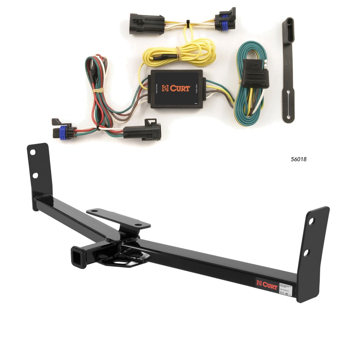 2002 - 2007 Saturn Vue Curt 1-1/4", Class 2 Trailer Tow Hitch + 4-flat Wiring Kit 12291 thumbnail 0