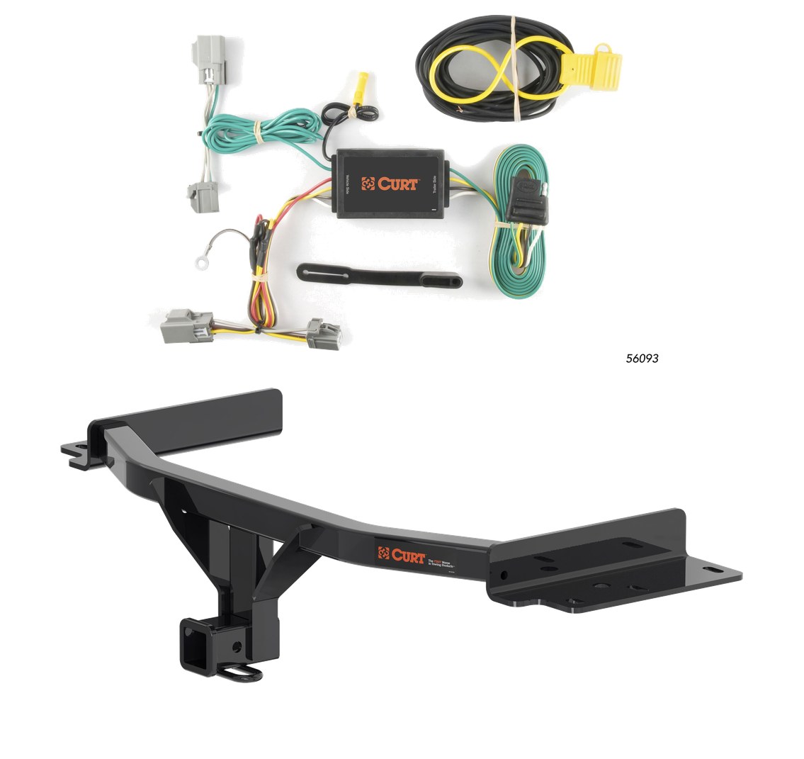 2025 - 2026 Ford Explorer Curt 2", Class 3 Trailer Tow Hitch + 4-flat Wiring Kit 13438 thumbnail 0