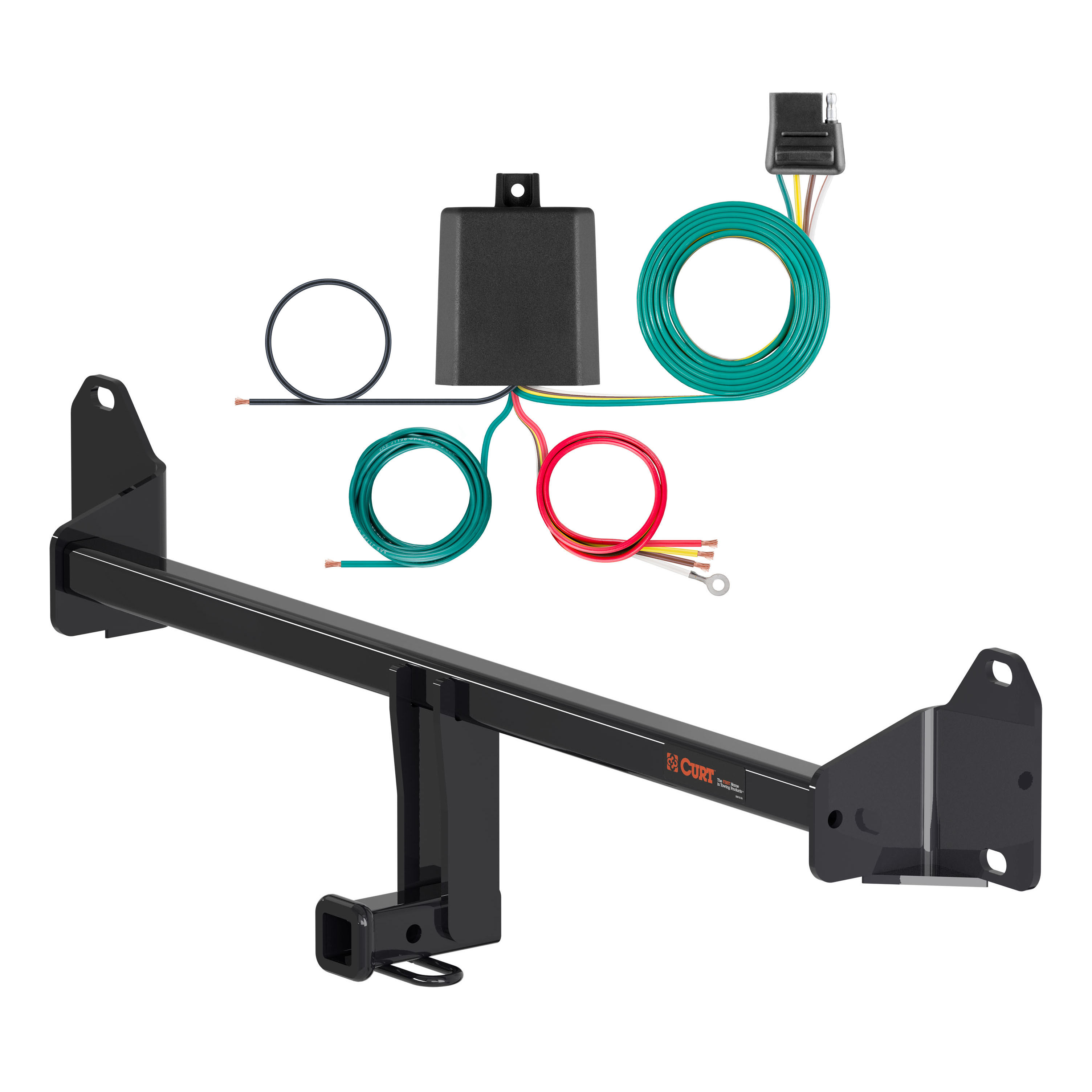 16 - 21 Mercury Cooper Clubman Curt 1-1/4", Class 1 Trailer Tow Hitch + 4-flat Wiring Kit 11524 thumbnail 0
