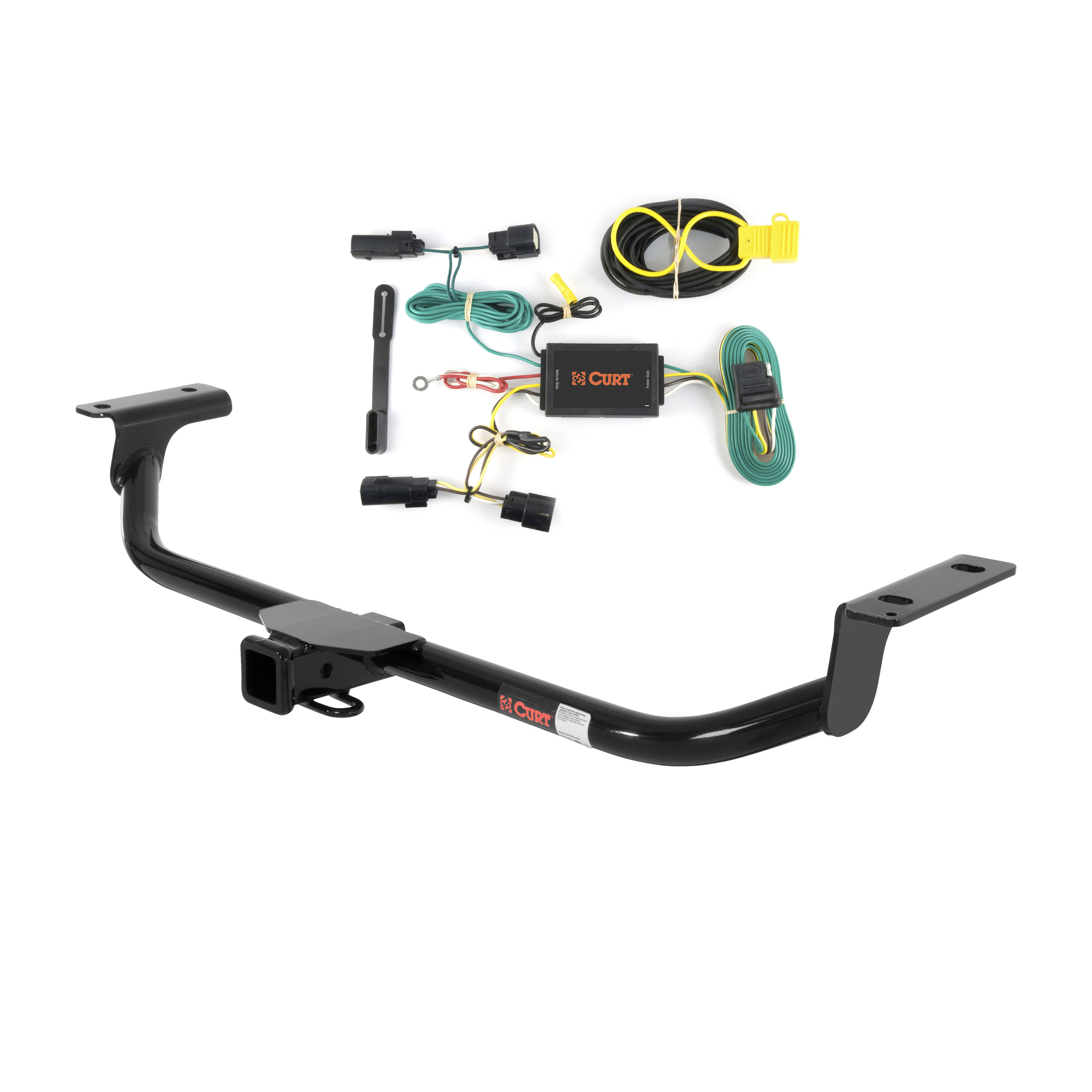 10 - 16 Lincoln MKT Excluding EcoBoost Curt 2", Class 3 Trailer Tow Hitch + 4-flat Wiring Kit 13000 thumbnail 0