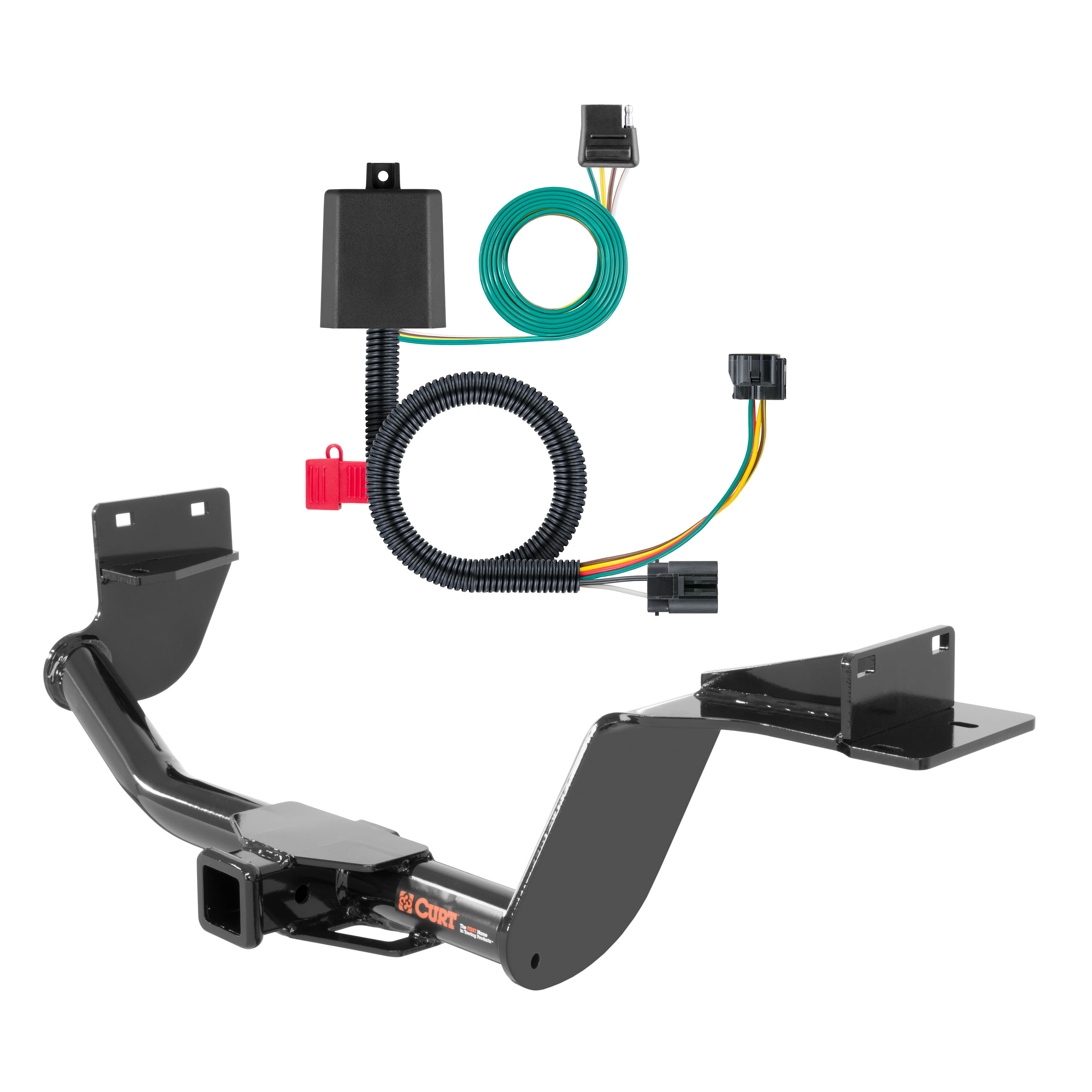 19 - 20 Kia Sorento Curt 2", Class 3 Trailer Tow Hitch + 4-flat Wiring Kit 13195 thumbnail 0