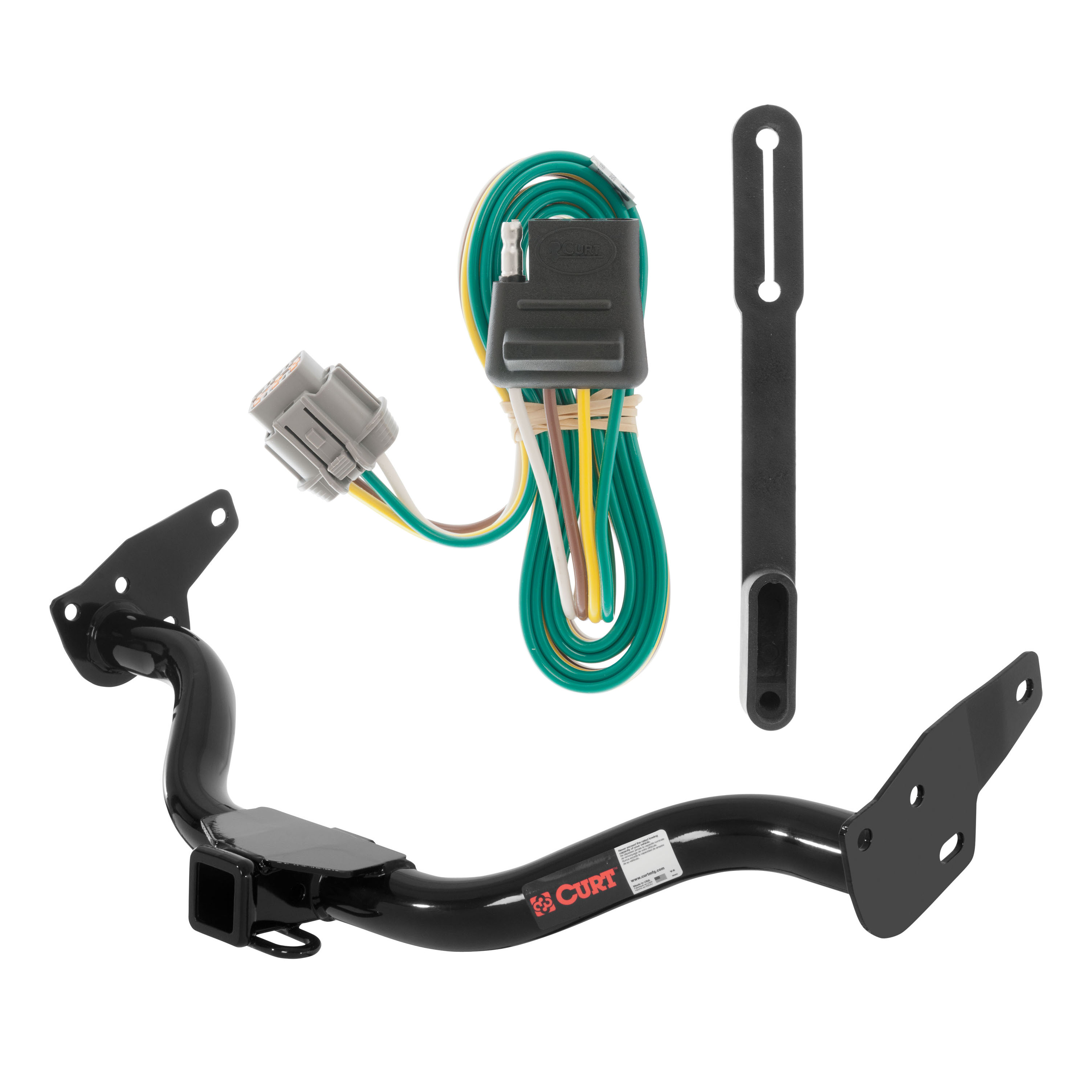05 - 15 Nissan Xterra Curt 2", Class 3 Trailer Tow Hitch + 4-flat Wiring Kit 13514 thumbnail 0
