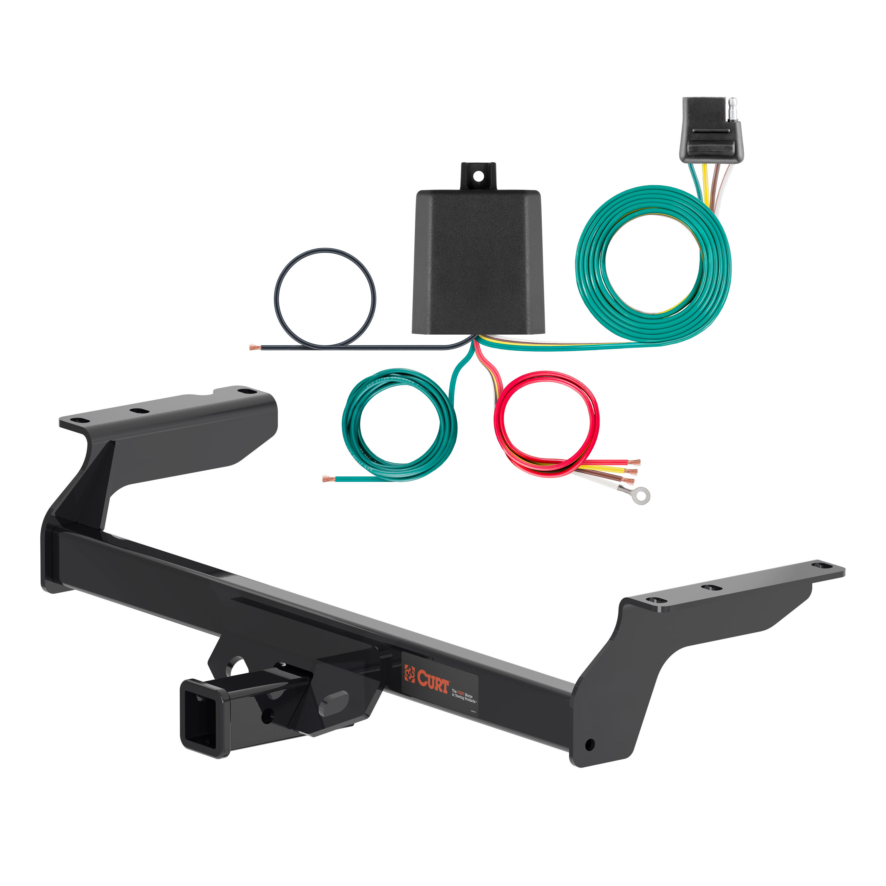 20 - 24 Lincoln Corsair Excluding PHEV Curt 2", Class 3 Trailer Tow Hitch + 4-flat Wiring Kit 13454 thumbnail 0