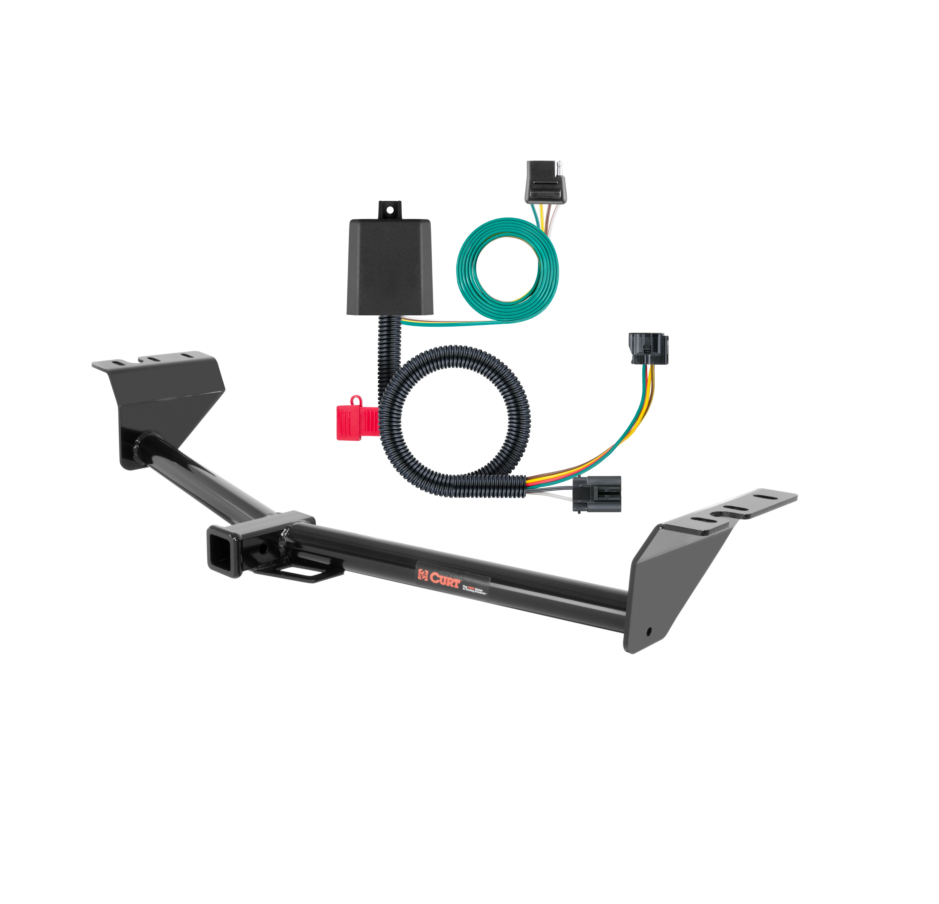 15 - 21 Kia Sedona Curt 2", Class 3 Trailer Tow Hitch + 4-flat Wiring Kit 13115 thumbnail 0