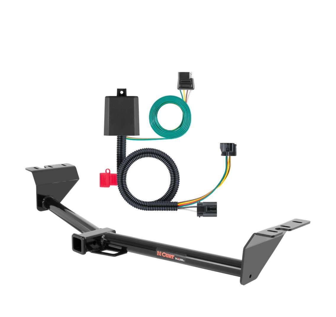 2015 - 2021 Kia Sedona Curt 2", Class 3 Trailer Tow Hitch + 4-flat Wiring Kit 13115 thumbnail 0