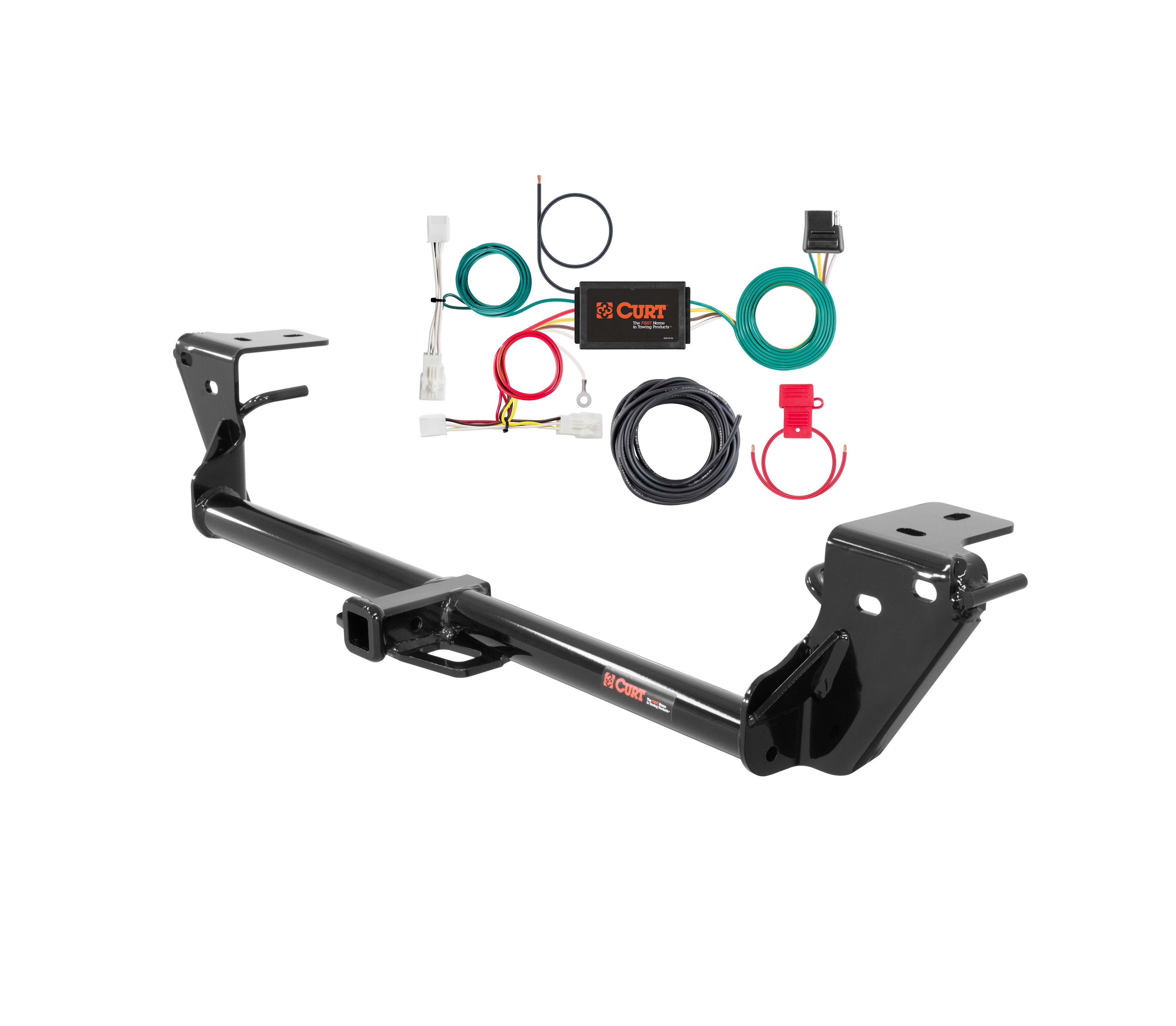 13 - 18 Lexus ES300h Curt 1-1/4", Class 1 Trailer Tow Hitch + 4-flat Wiring Kit 11362 thumbnail 0
