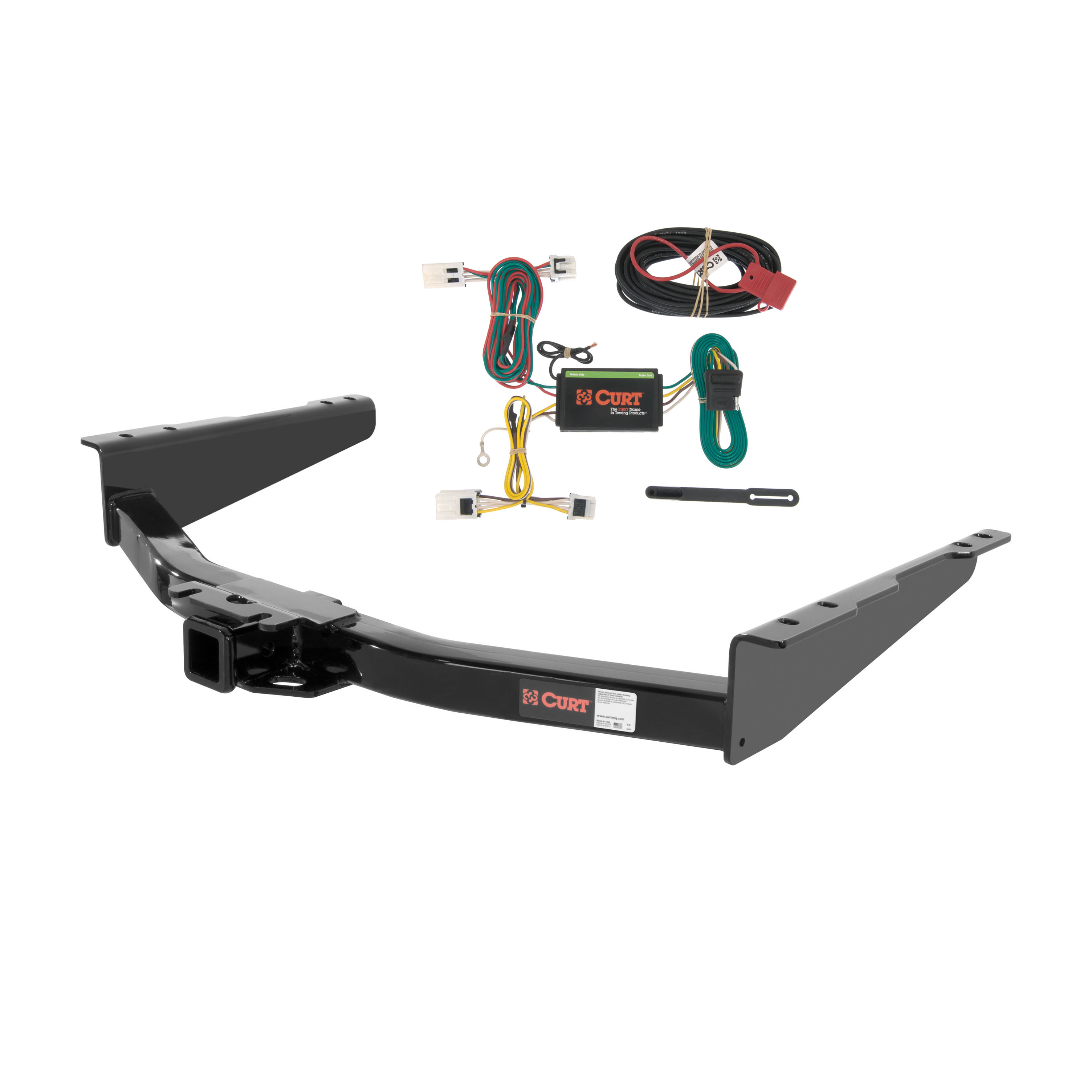 12 - 21 Nissan NV3500 Curt 2", Class 4 Trailer Tow Hitch + 4-flat Wiring Kit 14000 thumbnail 0