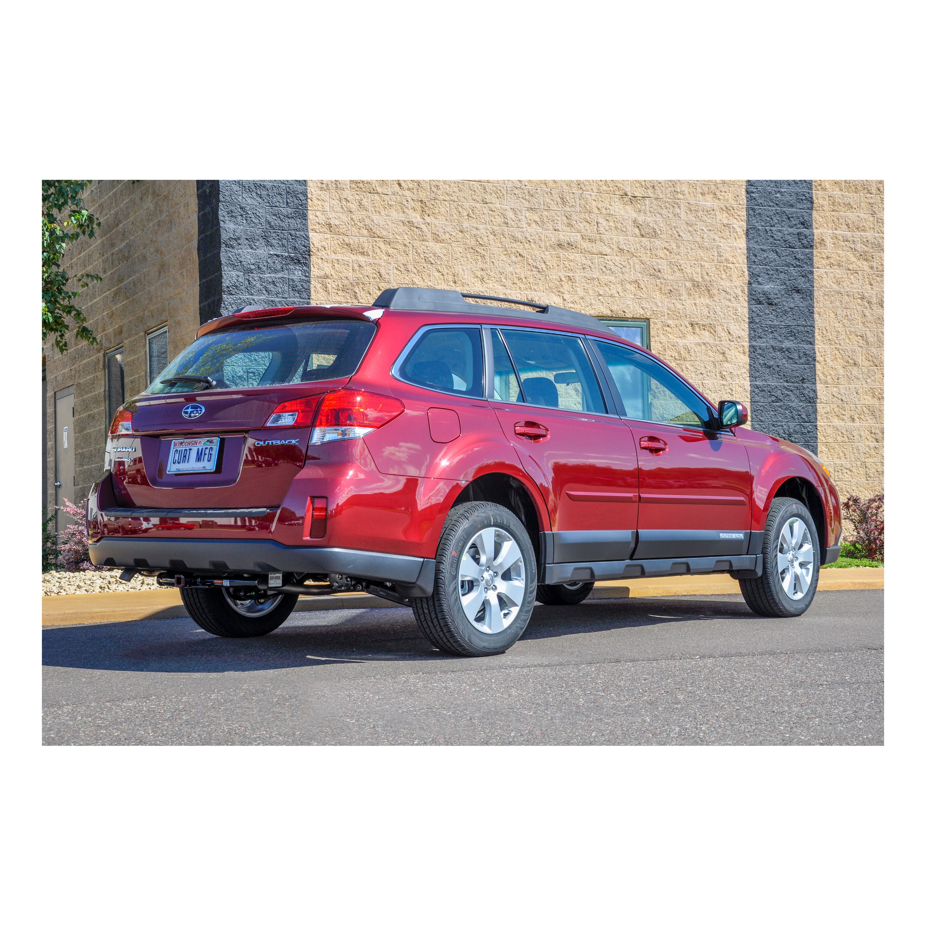 2010 - 2013 Subaru Outback Wagon Curt 1-1/4", Class 2 Trailer Tow Hitch + 4-flat Wiring Kit 12290 thumbnail 4