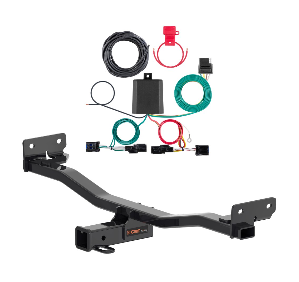 2023 - 2026 Kia Sportage Curt 2", Class 3 Trailer Tow Hitch + 4-flat Wiring Kit 13485 thumbnail 0