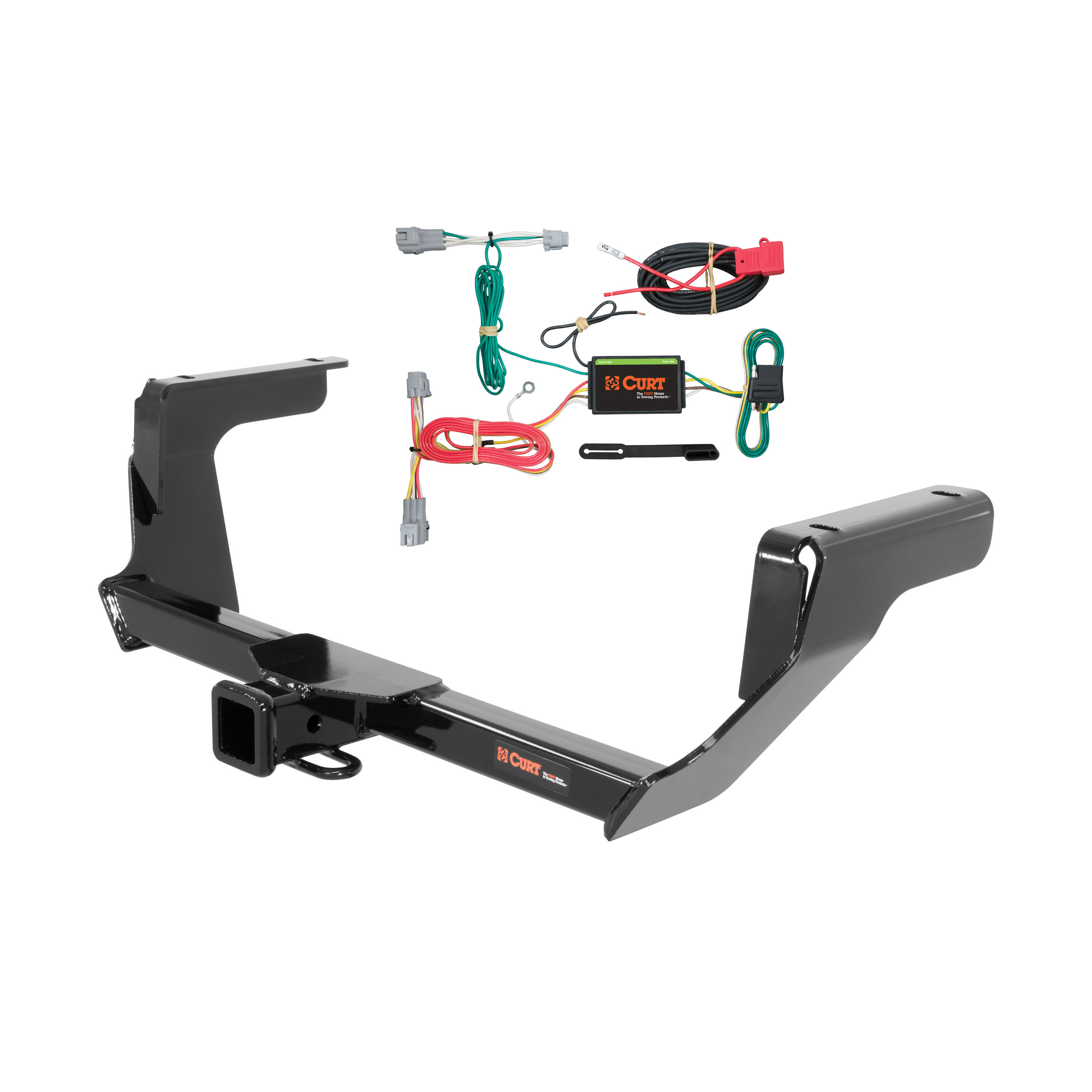 16 - 17 Subaru Crosstrek Curt 2", Class 3 Trailer Tow Hitch + 4-flat Wiring Kit 13135 thumbnail 0