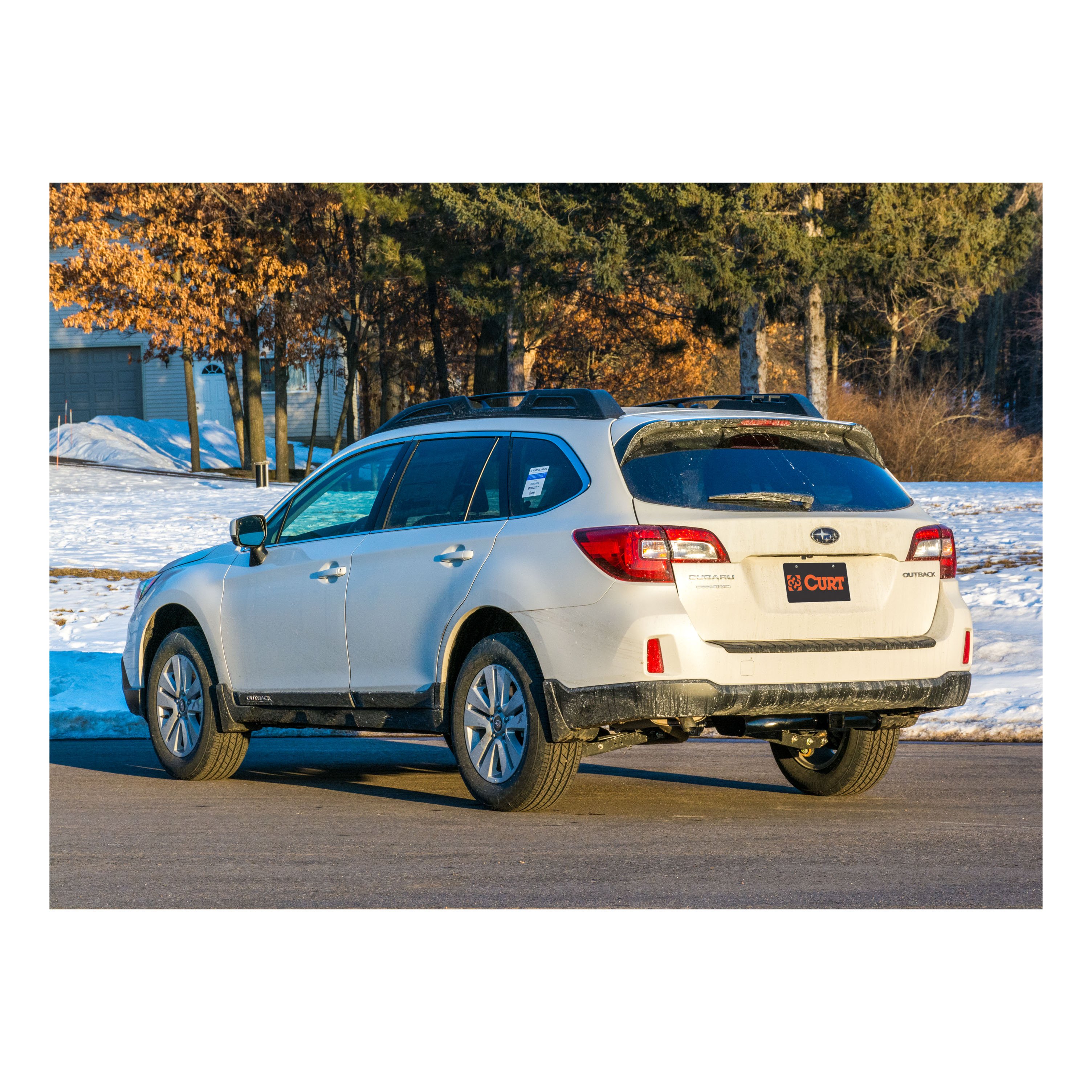 2010 - 2013 Subaru Outback Wagon Curt 2", Class 3 Trailer Tow Hitch + 4-flat Wiring Kit 13390 thumbnail 4