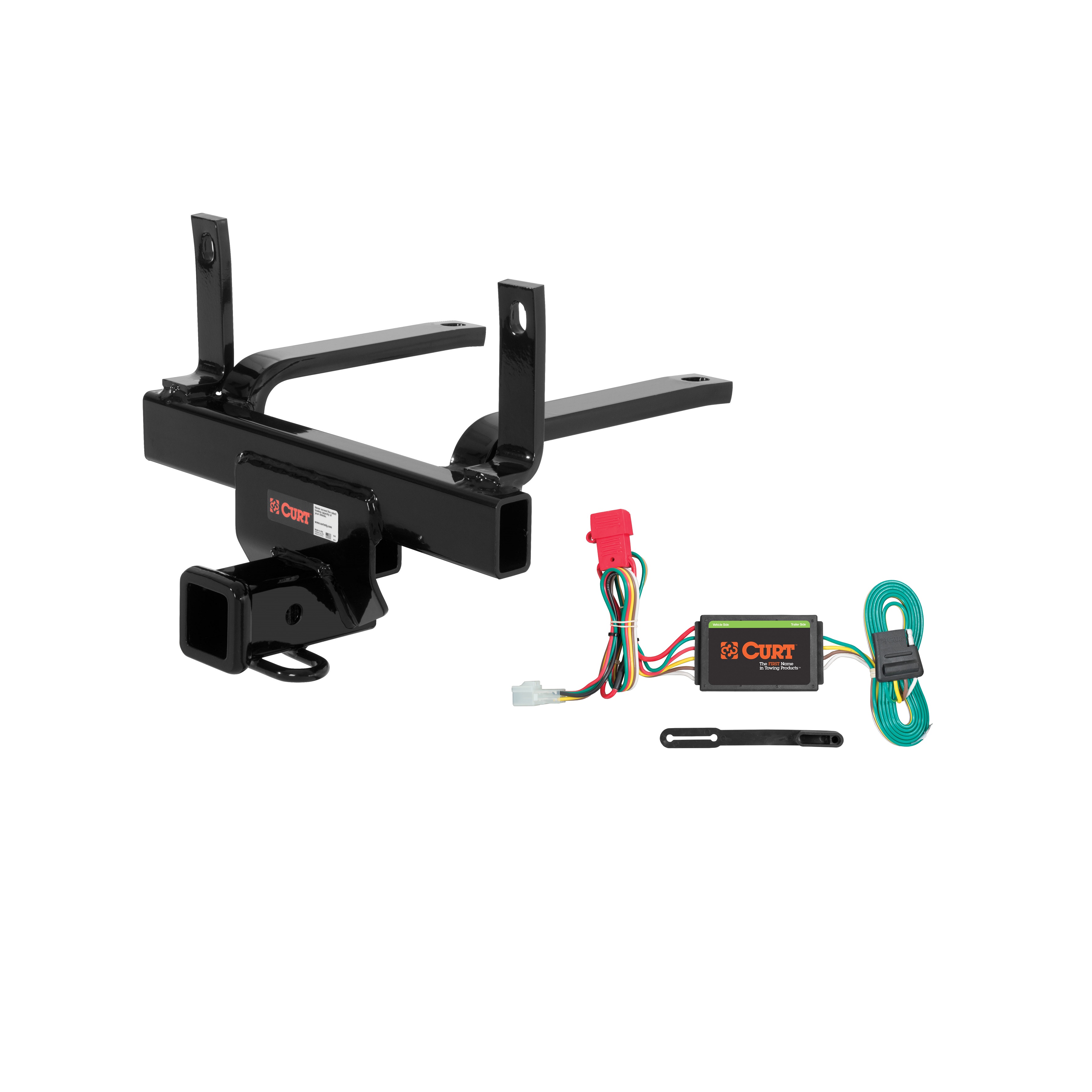 11 - 14 Subaru Tribeca Curt 2", Class 3 Trailer Tow Hitch + 4-flat Wiring Kit 13069 thumbnail 0