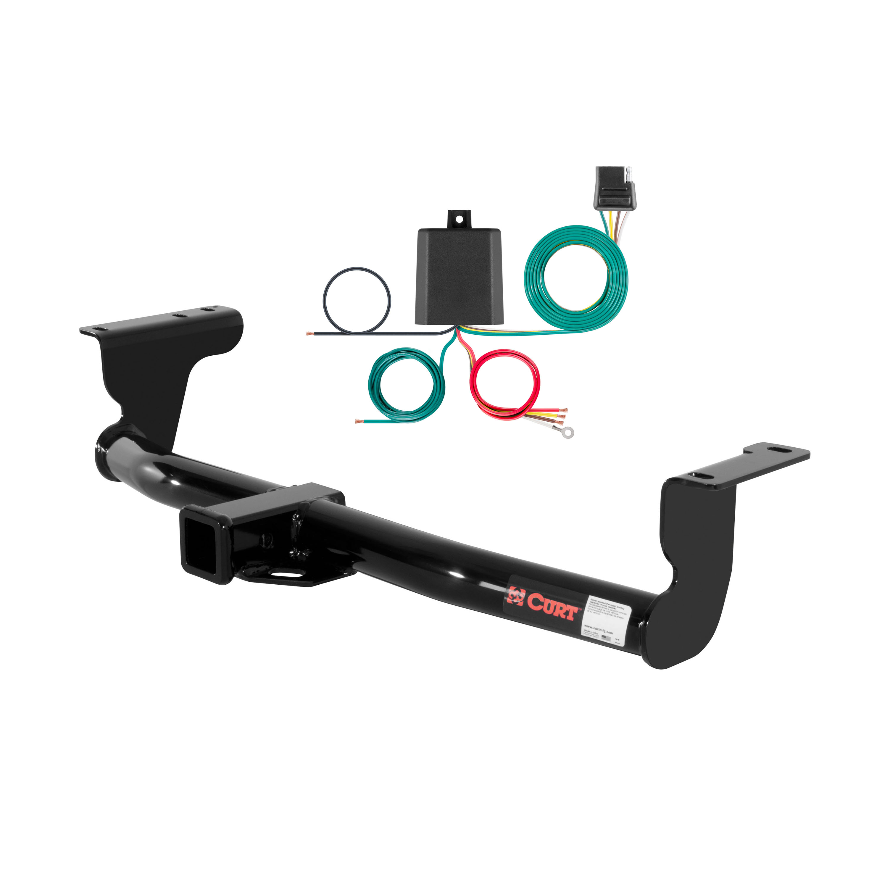 11 - 14 Nissan Murano Crosscabriolet Curt 2", Class 3 Trailer Tow Hitch + 4-flat Wiring Kit 13577 thumbnail 0