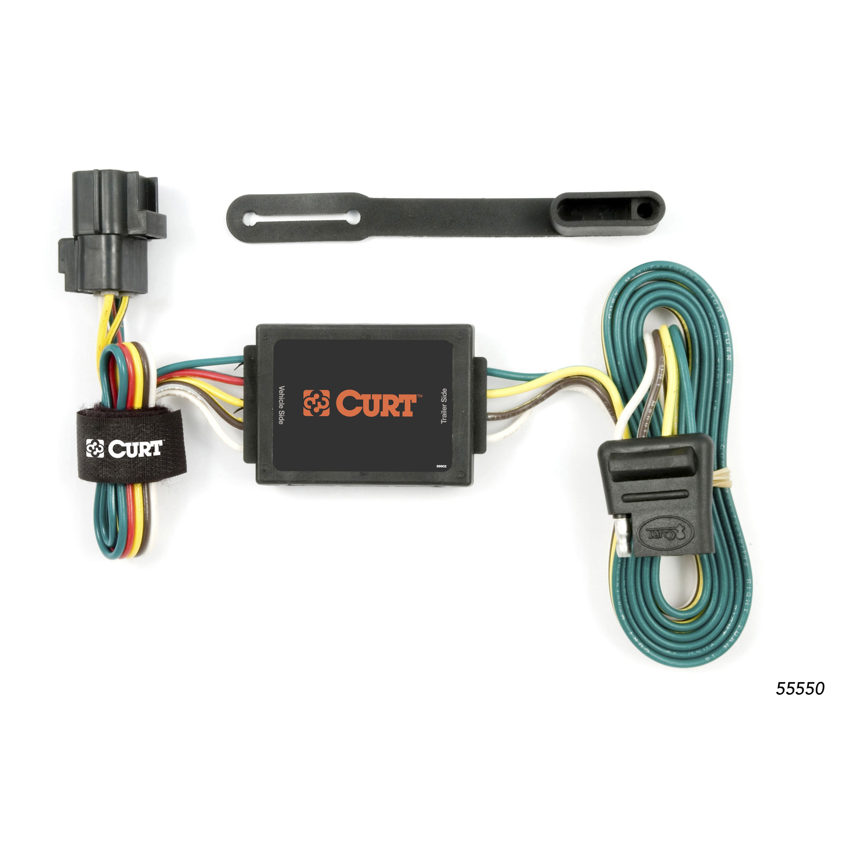 2003 - 2006 Kia Sorento Curt 2", Class 3 Trailer Tow Hitch + 4-flat Wiring Kit 13513 thumbnail 1