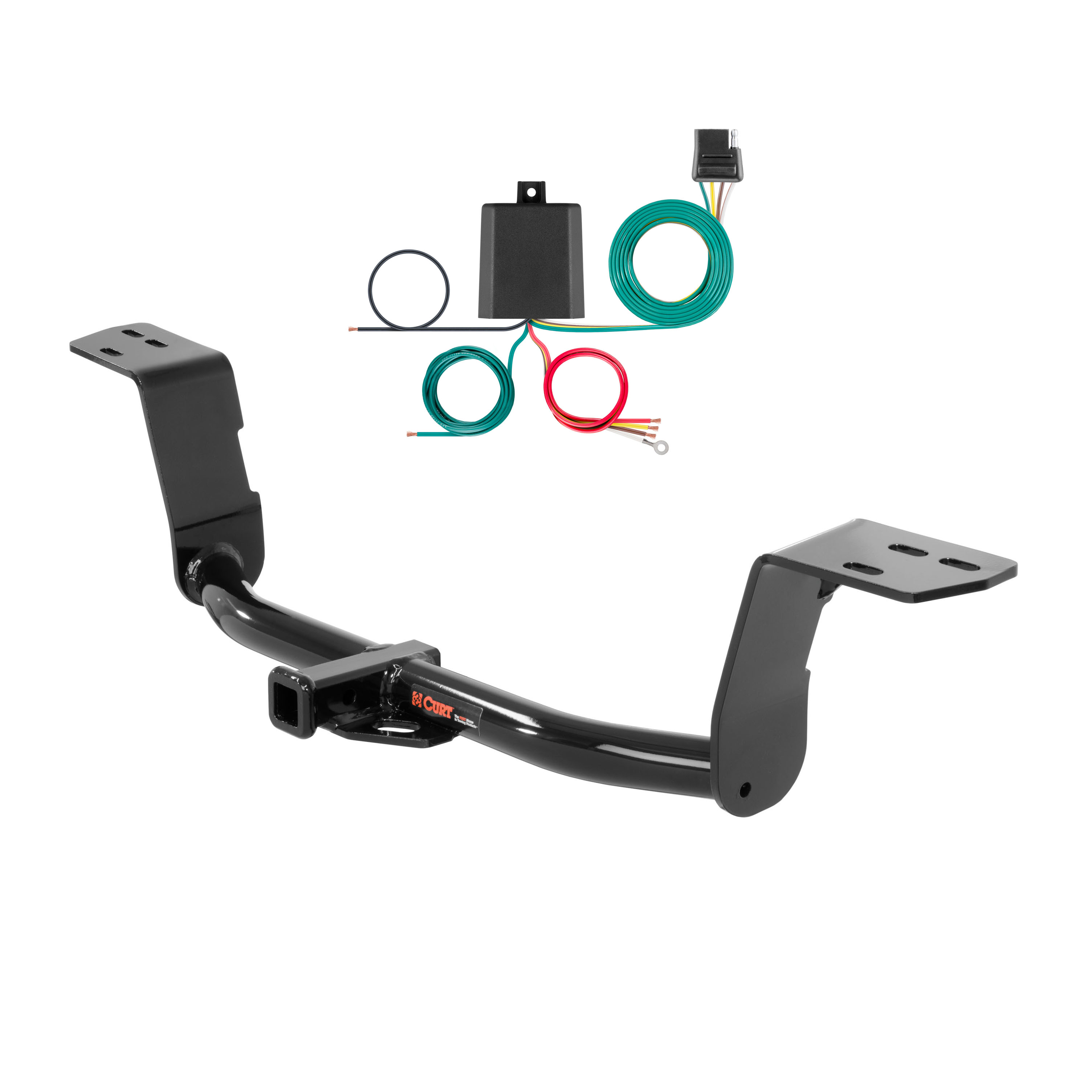 16 - 20 Lexus IS350 Sedan Curt 1-1/4", Class 1 Trailer Tow Hitch + 4-flat Wiring Kit 11389 thumbnail 0