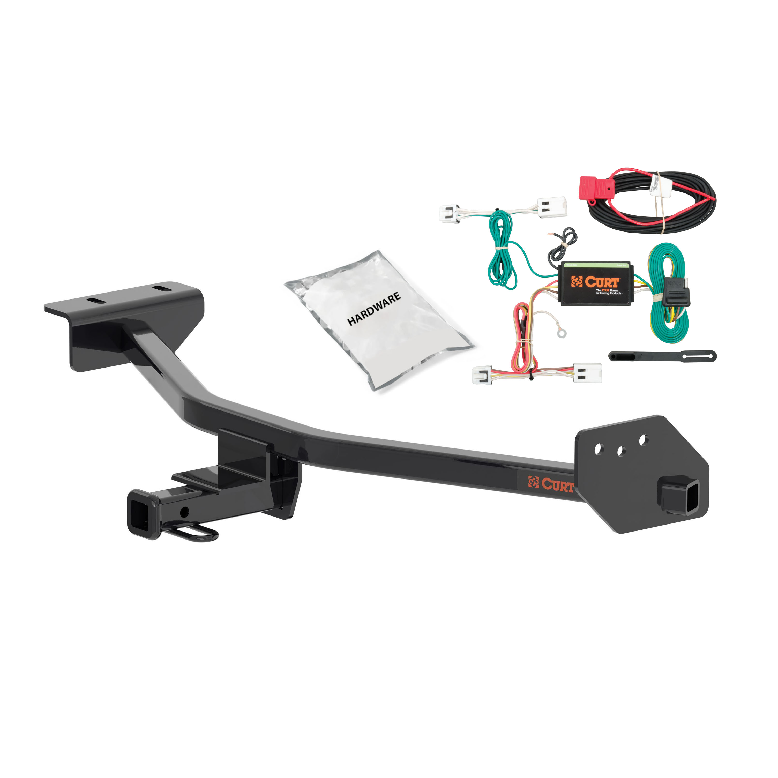 18 - 24 Nissan Leaf Curt 1-1/4", Class 1 Trailer Tow Hitch + 4-flat Wiring Kit 11648 thumbnail 0