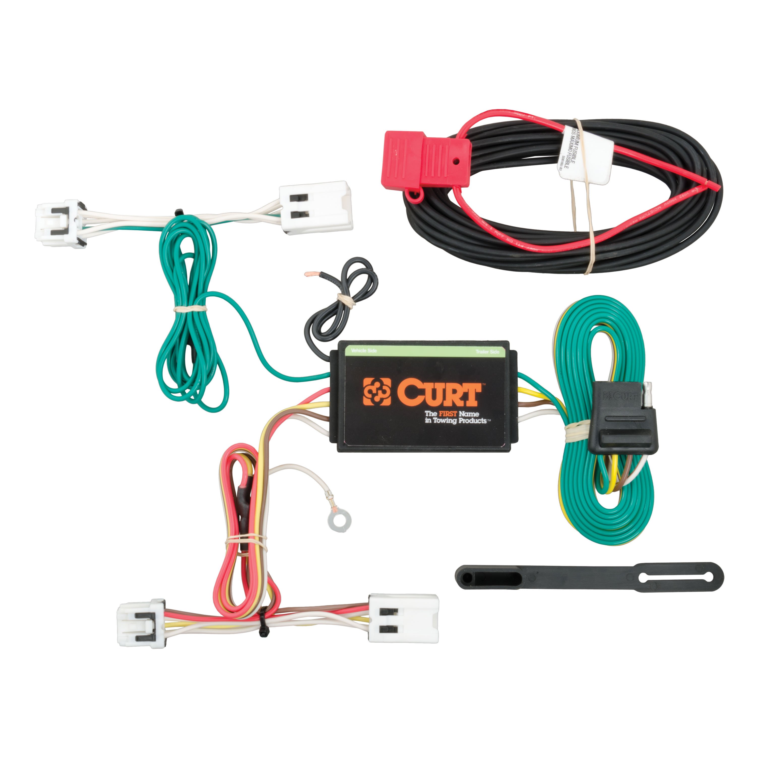 2018 - 2025 Nissan Leaf Curt 1-1/4", Class 1 Trailer Tow Hitch + 4-flat Wiring Kit 11648 thumbnail 1